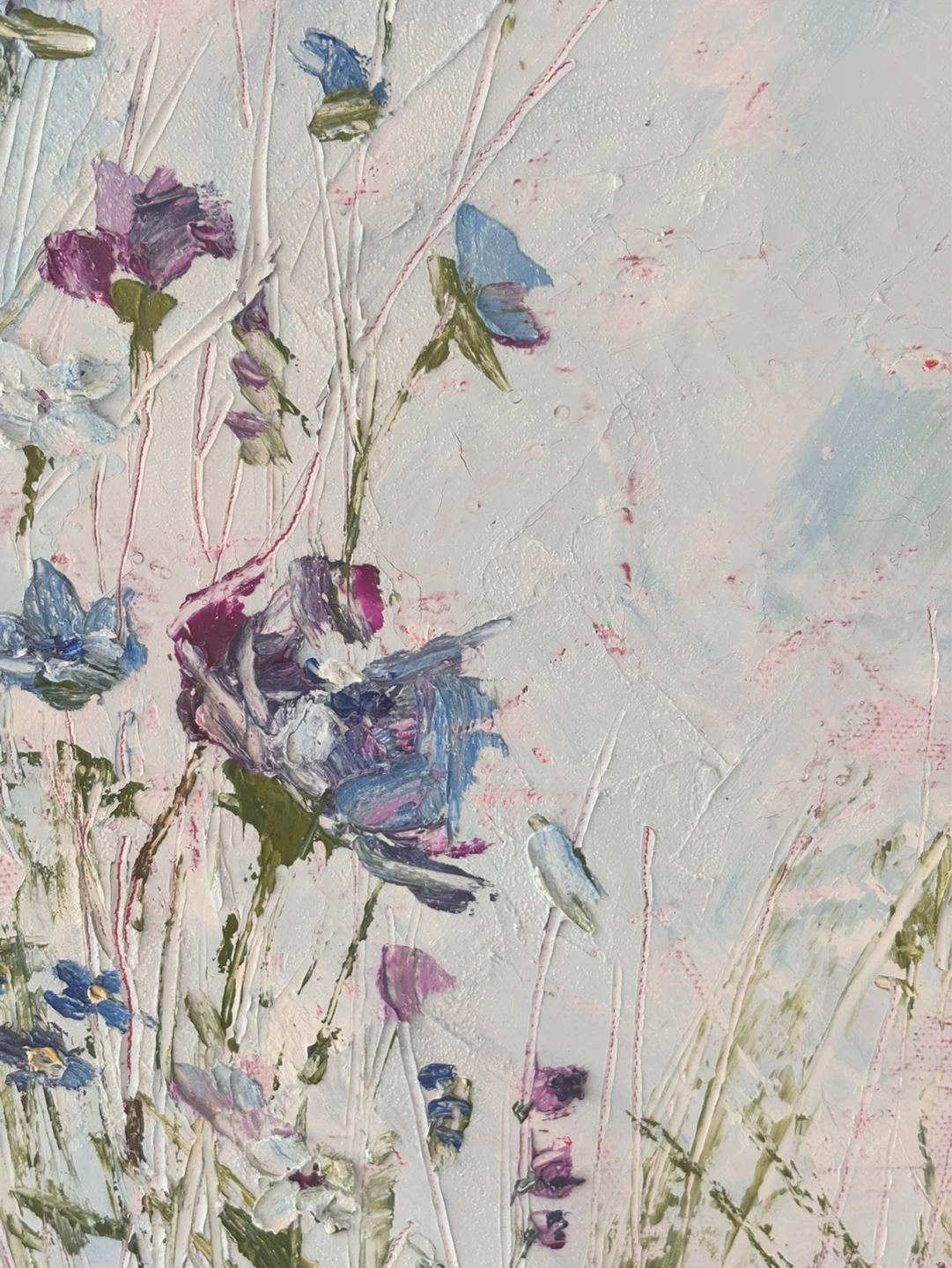 Zara Anand 2016 Floral Oil Painting - photo 2