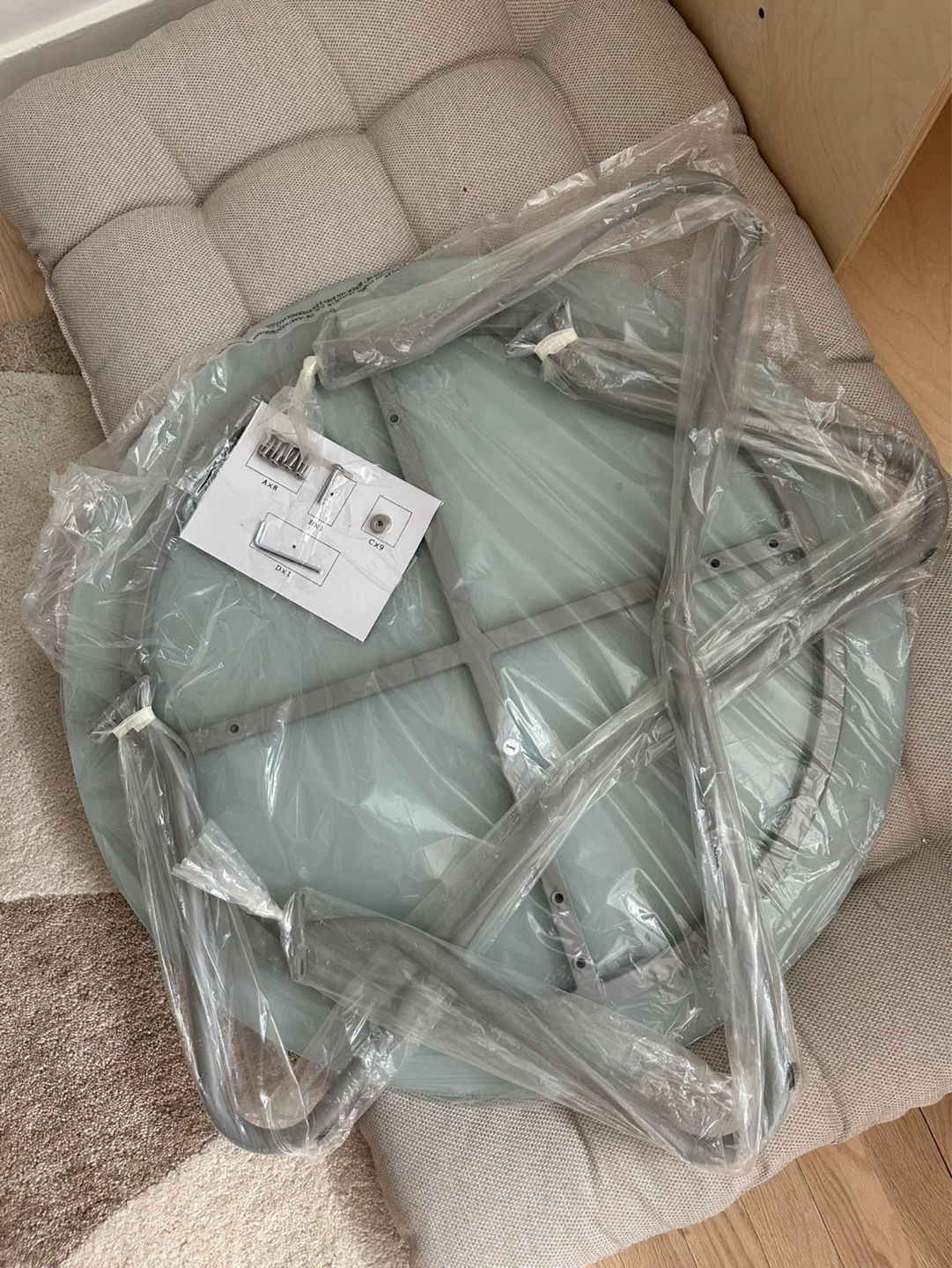 *Never Been Used* Outdoor Patio Table (Coated Glass) - photo 5