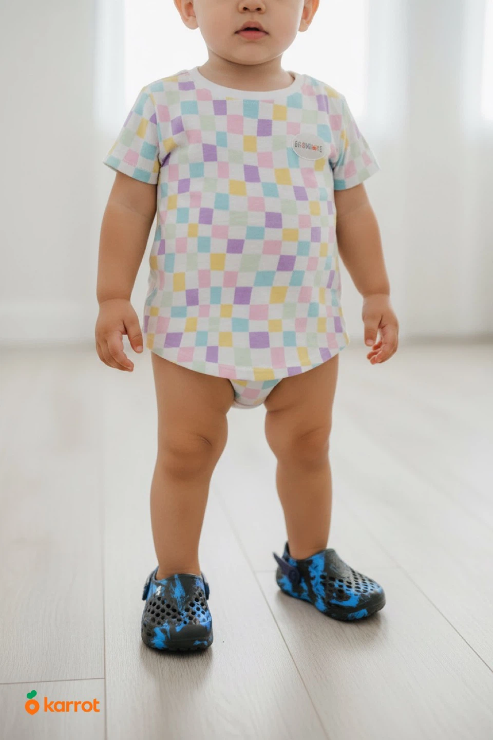 Rugged Shark Kids Water Shoes Size 7 Blue Black Clogs