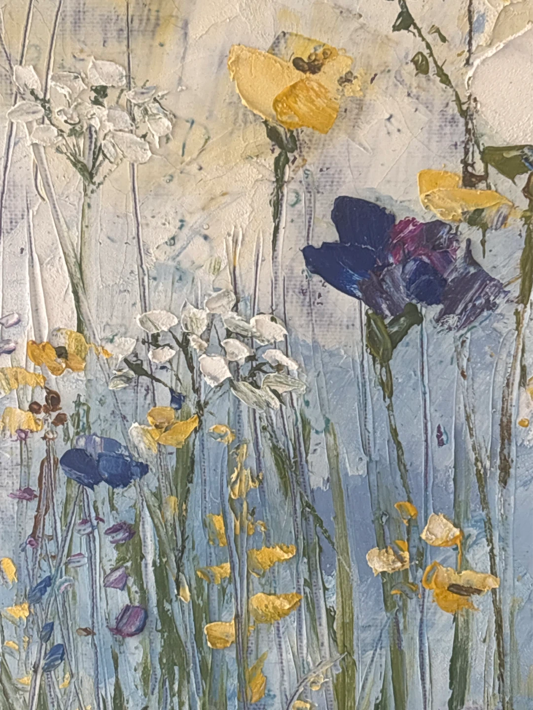 Impressionist Floral Painting on Canvas - photo 4