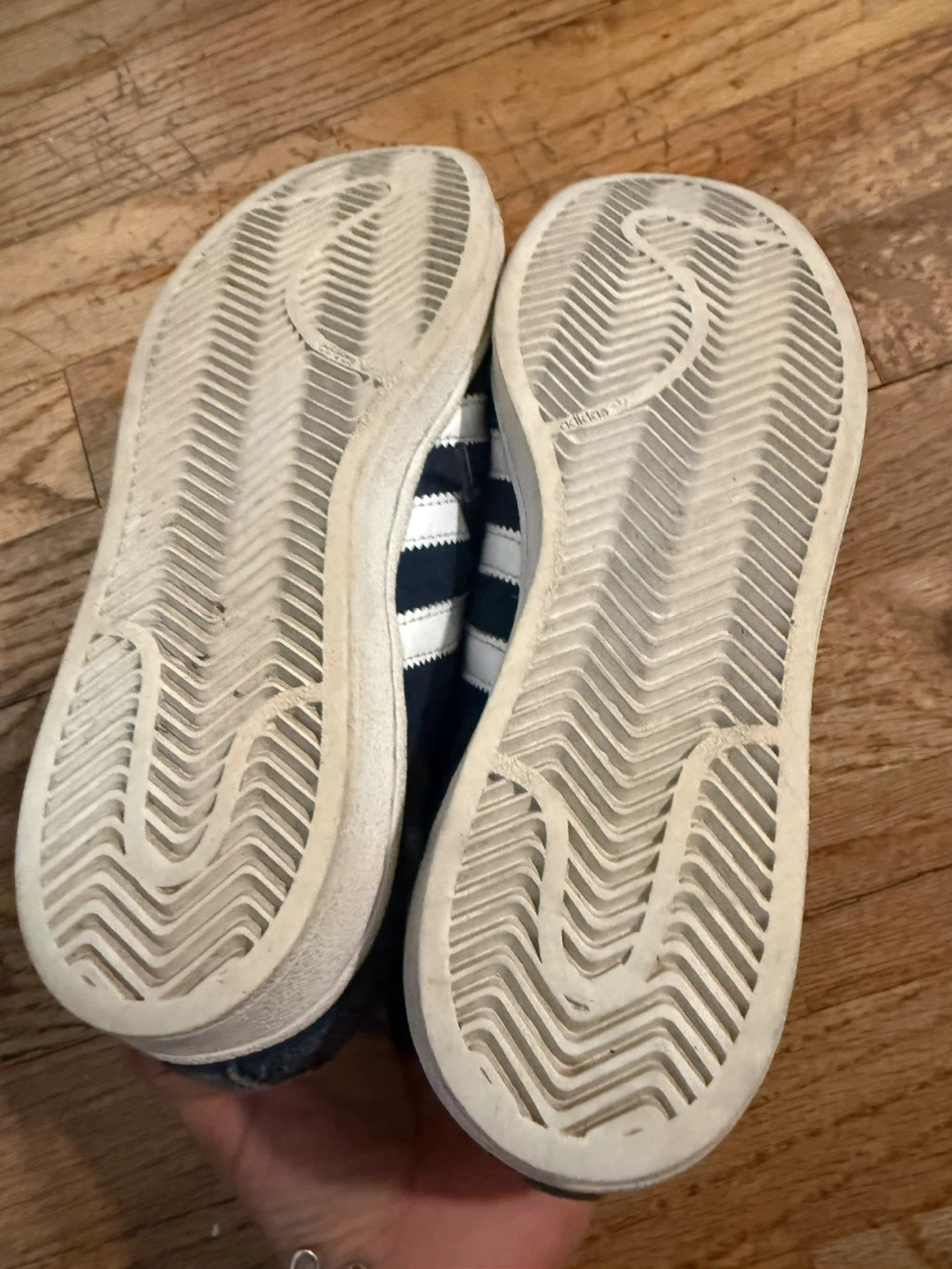 Adidas Superstar Navy Suede Sneakers - photo 4