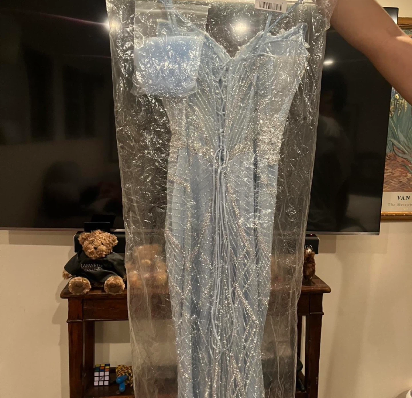 Sparkly Strapless Mermaid Prom Dress - photo 2