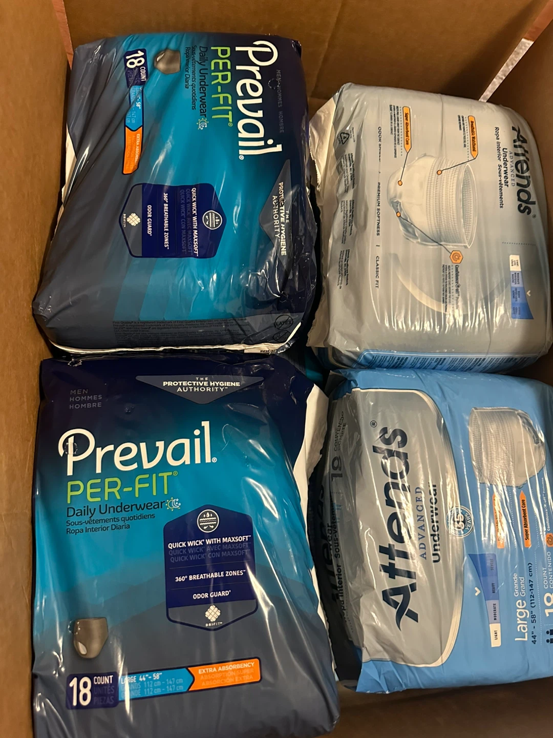 Prevail & Attends Adult Underwear - Size Large - photo 3