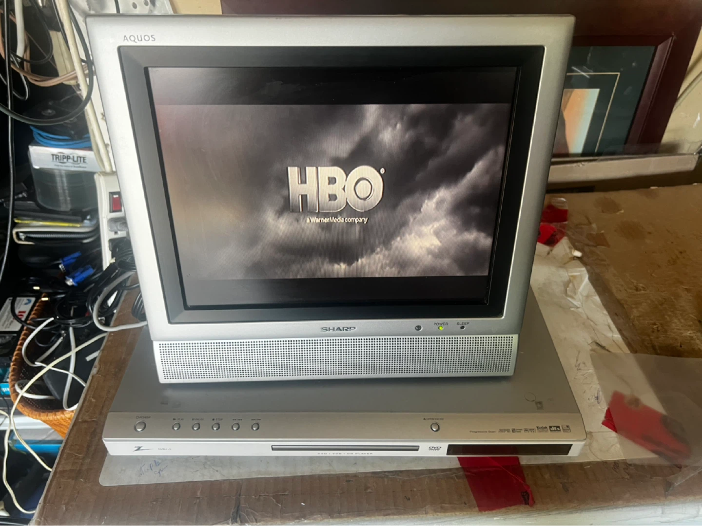 Sharp Aquos TV with DVD Player - photo 3