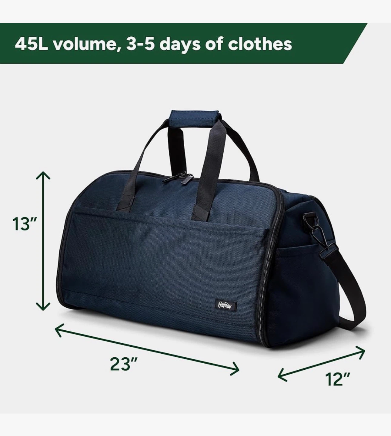 Halday Premium Duffel Bag - Pacific Blue, 45L - photo 2