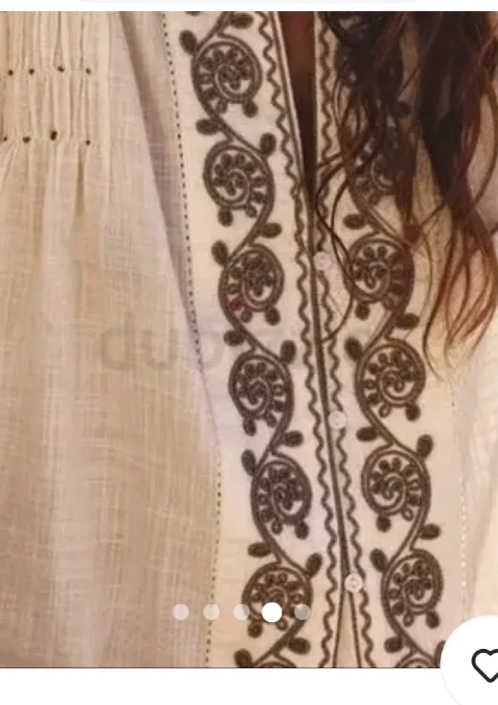 ZARA Embroidered Long Sleeve Blouse - photo 2