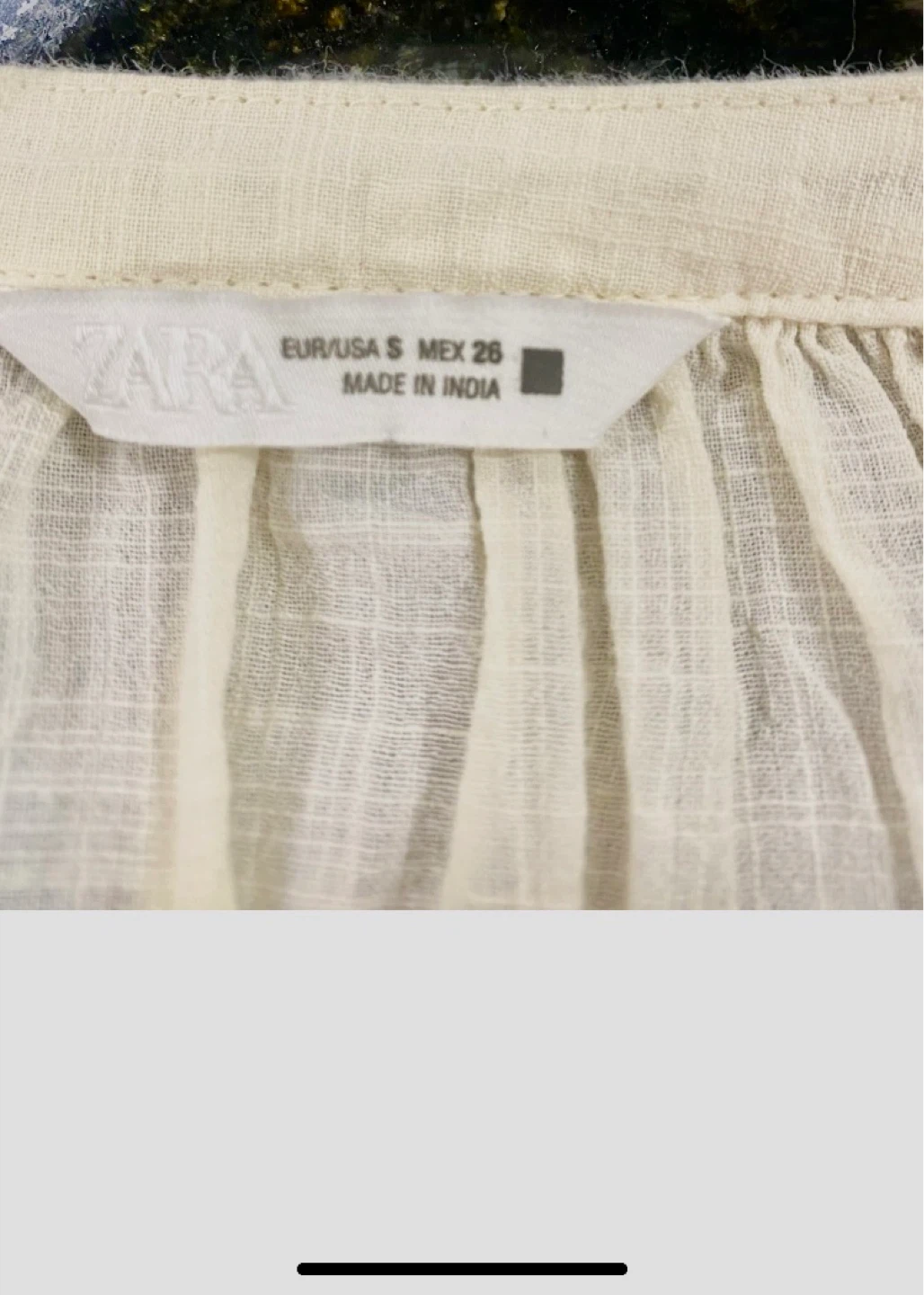 ZARA Embroidered Long Sleeve Blouse - photo 5
