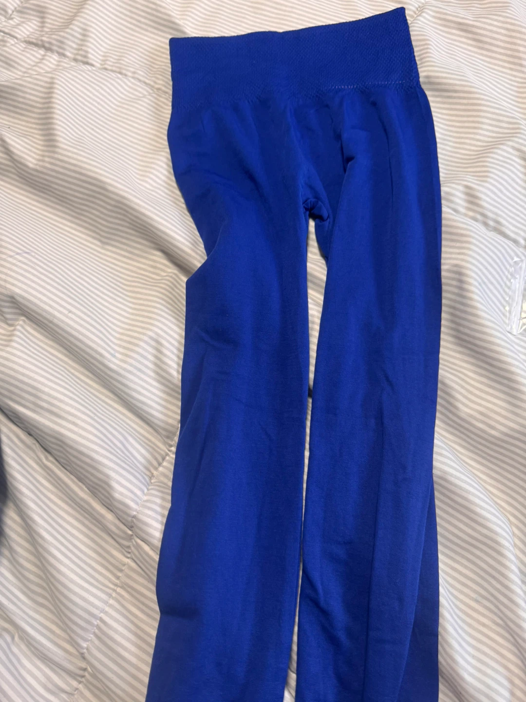 Blue Seamless Leggings