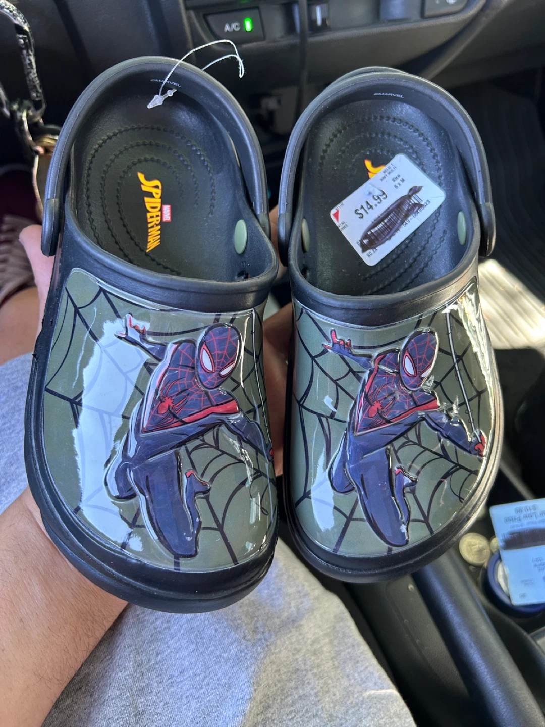 Crocs Spider-Man Clogs Size 13-1