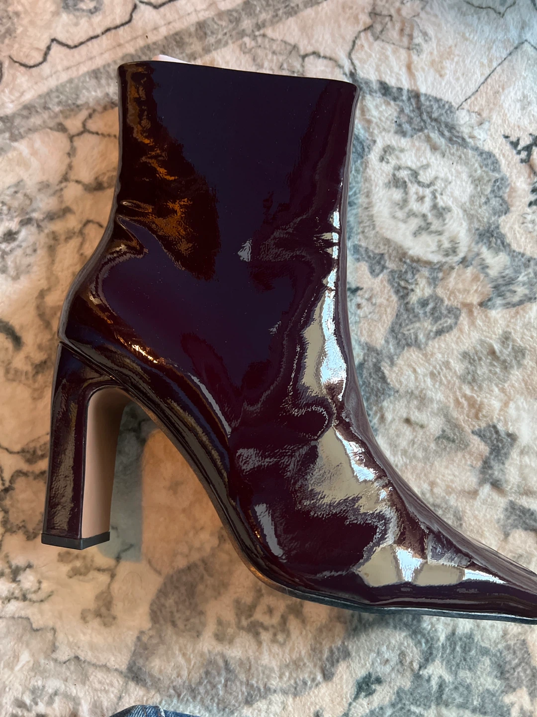 Burgundy Ankle Boots
