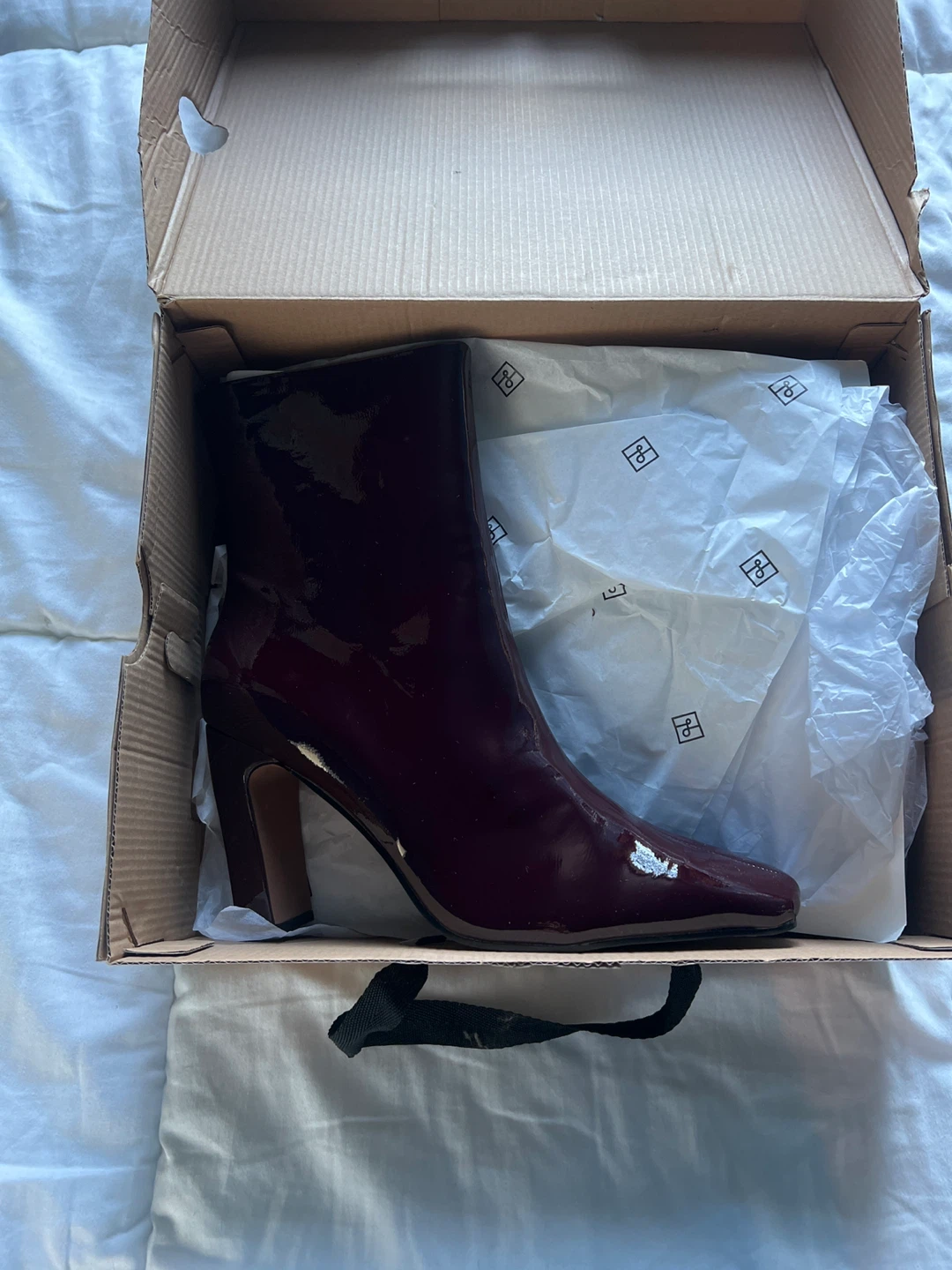 Burgundy Ankle Boots - photo 3