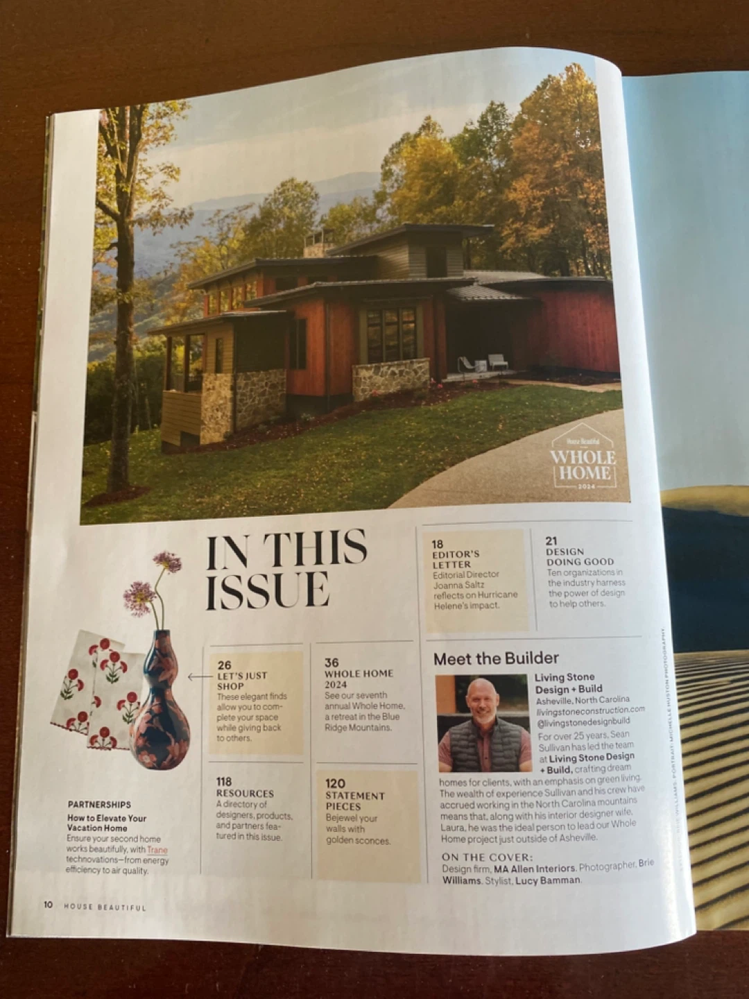 House Beautiful Magazine November/December 2024 - photo 2