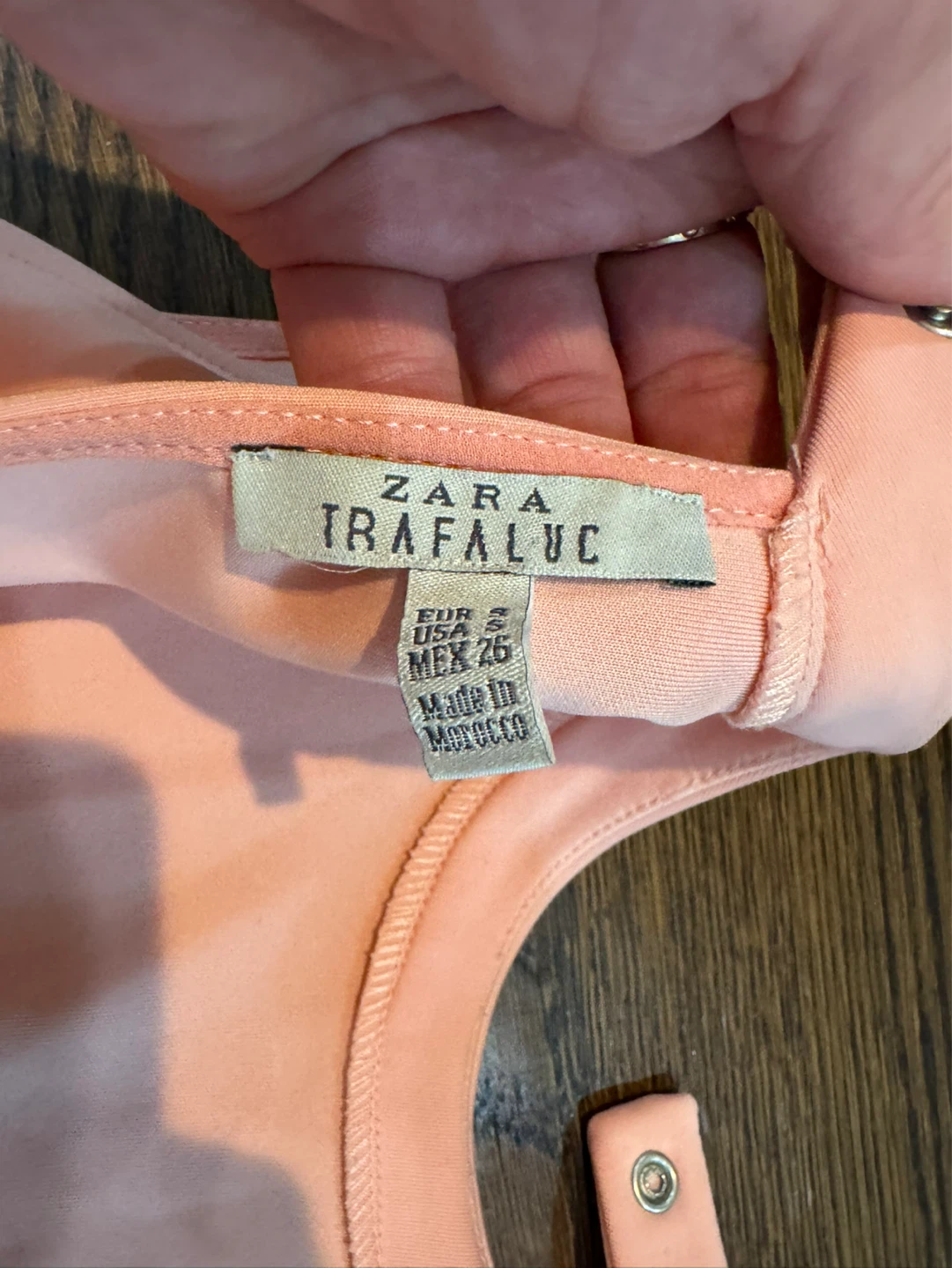 Pink Zara Trafaluc Dress with Zipper Accents - Size S - photo 3