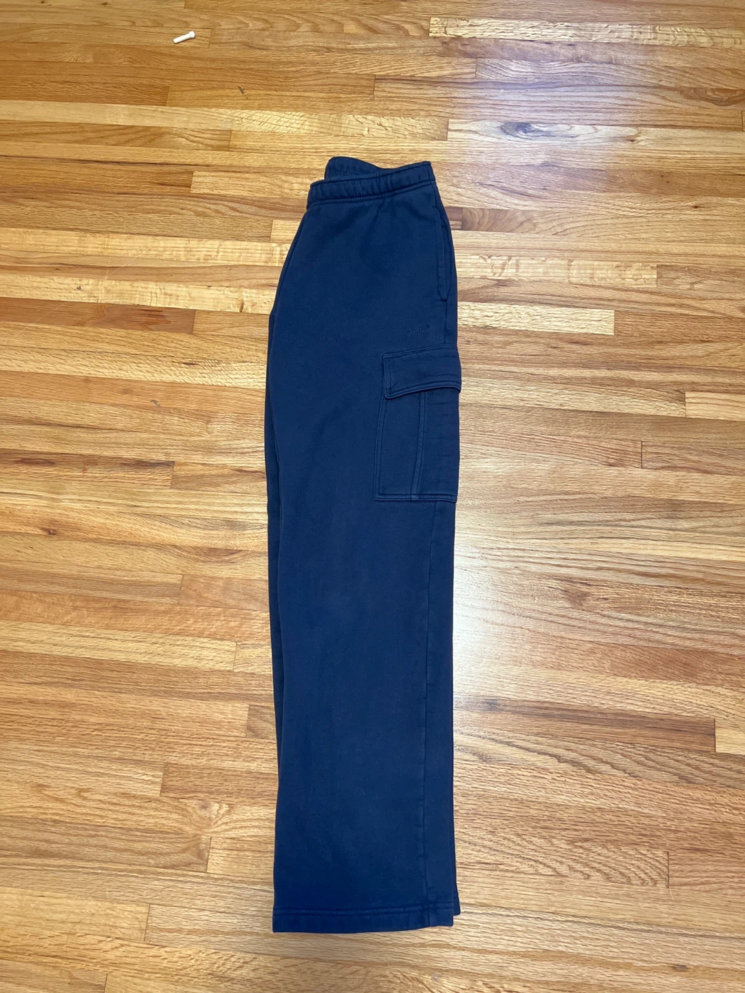 Aritzia Navy Blue Sweatfleece Cargo Sweats XS