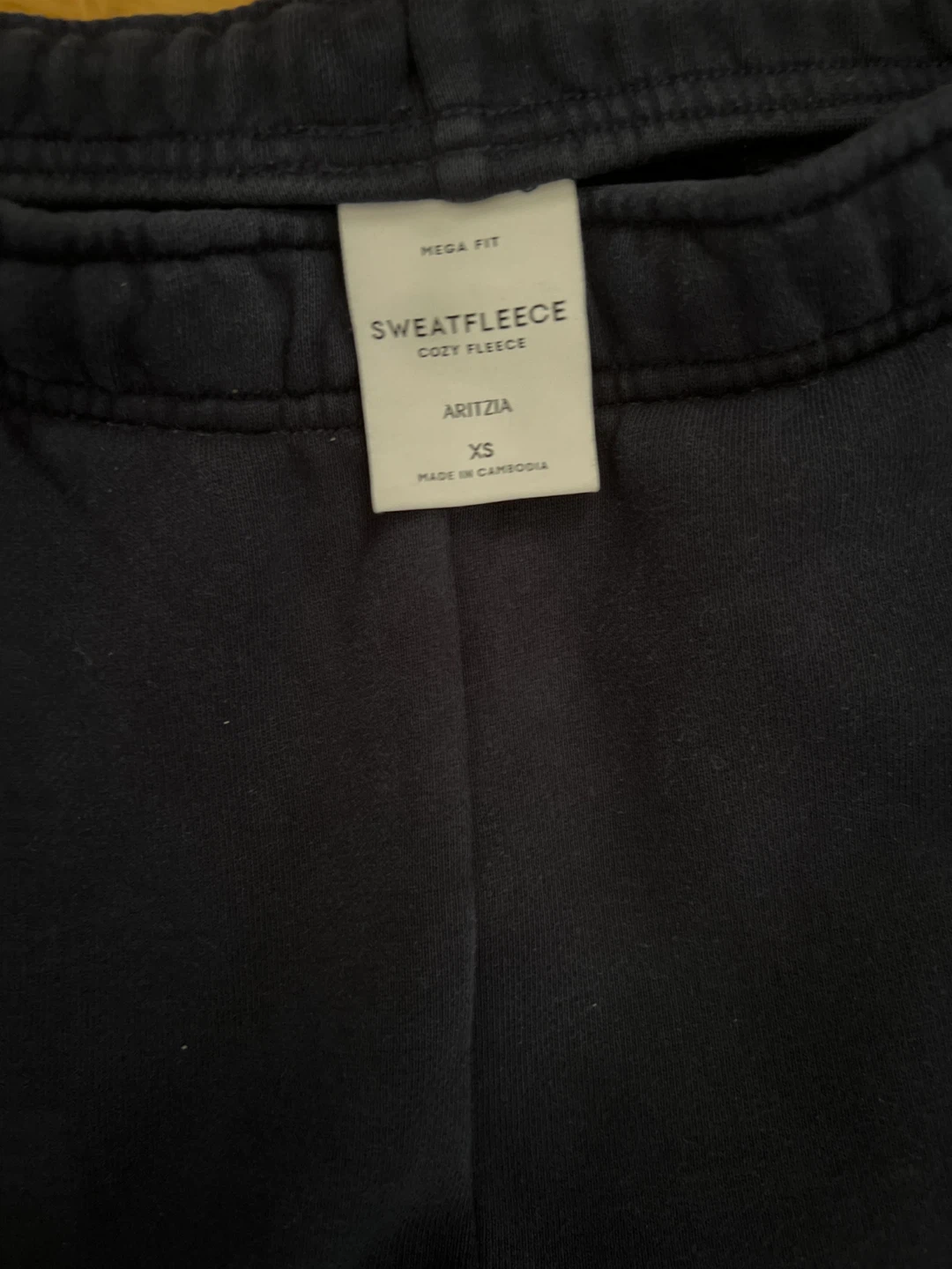Aritzia Navy Blue Sweatfleece Cargo Sweats XS - photo 3
