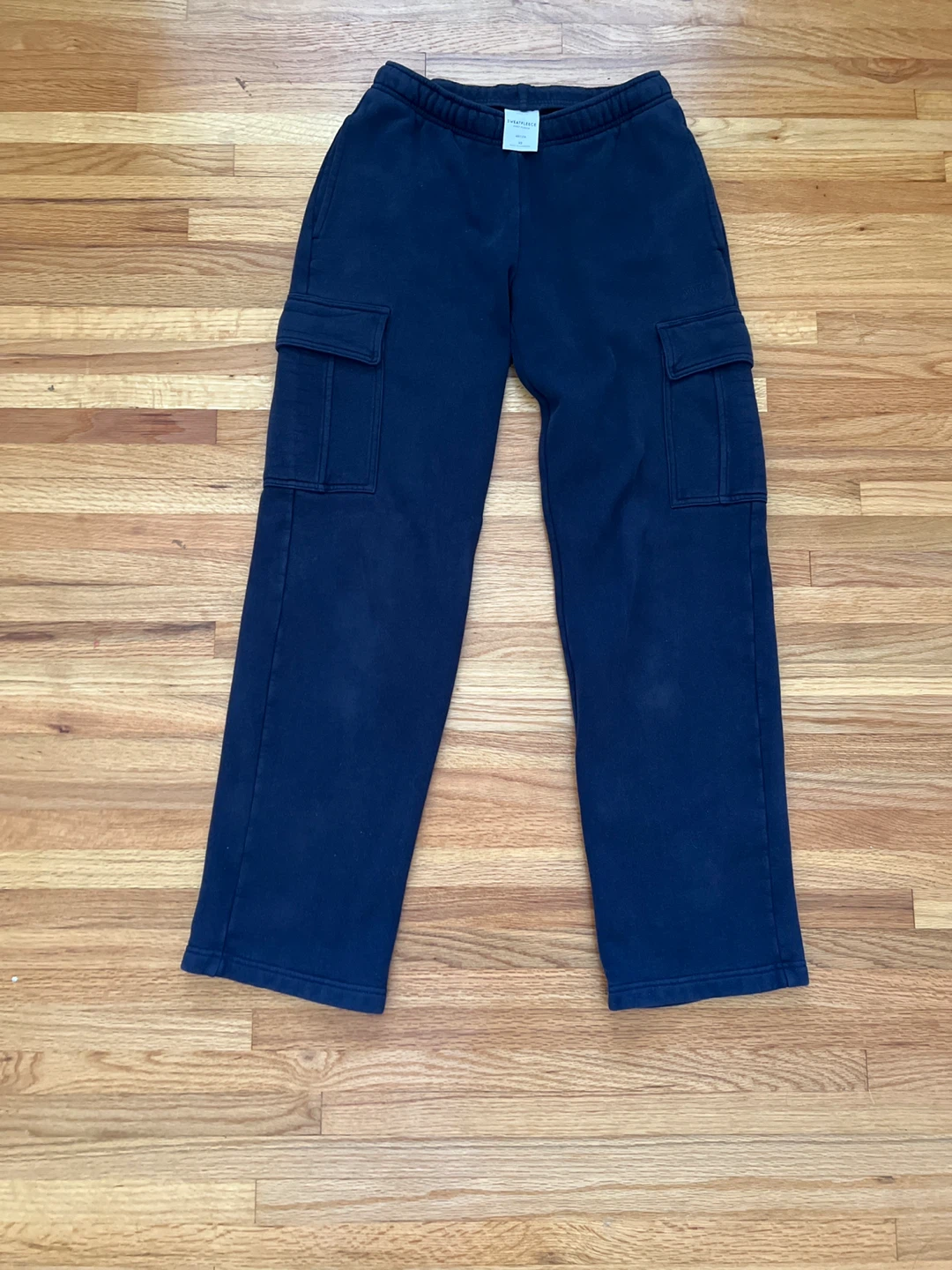 Aritzia Navy Blue Sweatfleece Cargo Sweats XS - photo 4
