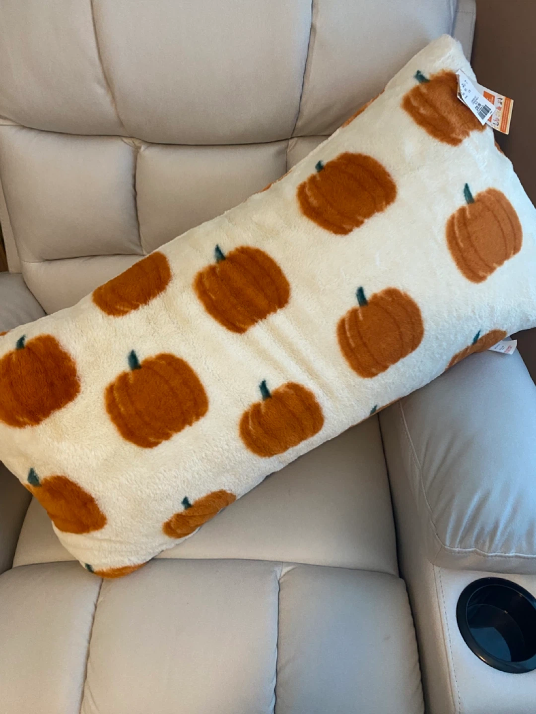 NEW! HomeSense Decorative Pumpkin Lumbar Pillow - photo 5