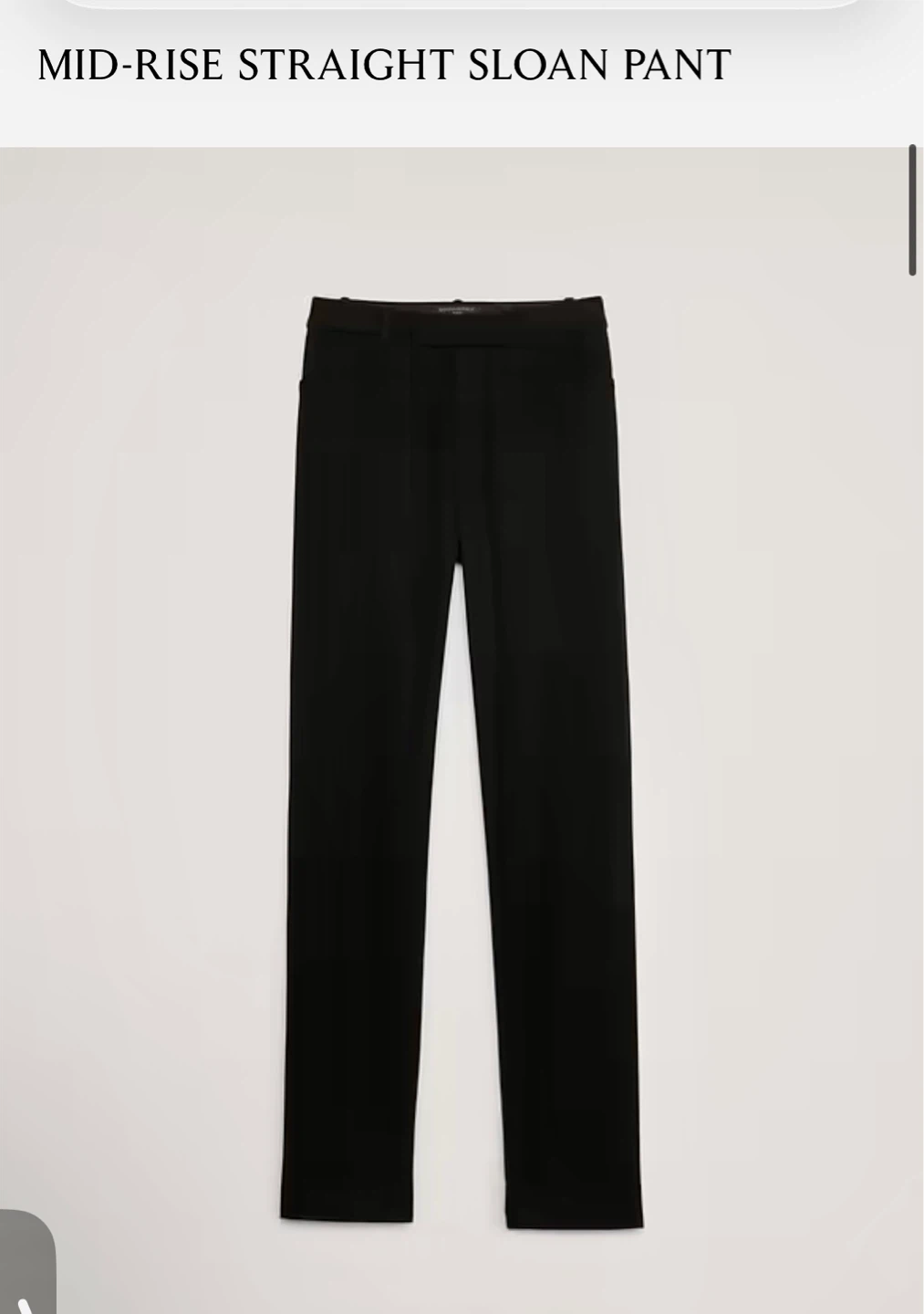 Banana Republic Sloan Crop Pants - Size 2