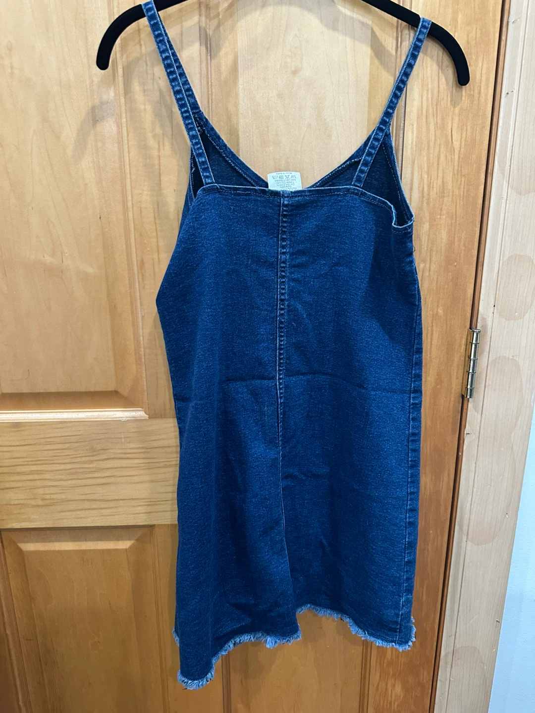 Denim Button-Front Dress - photo 3