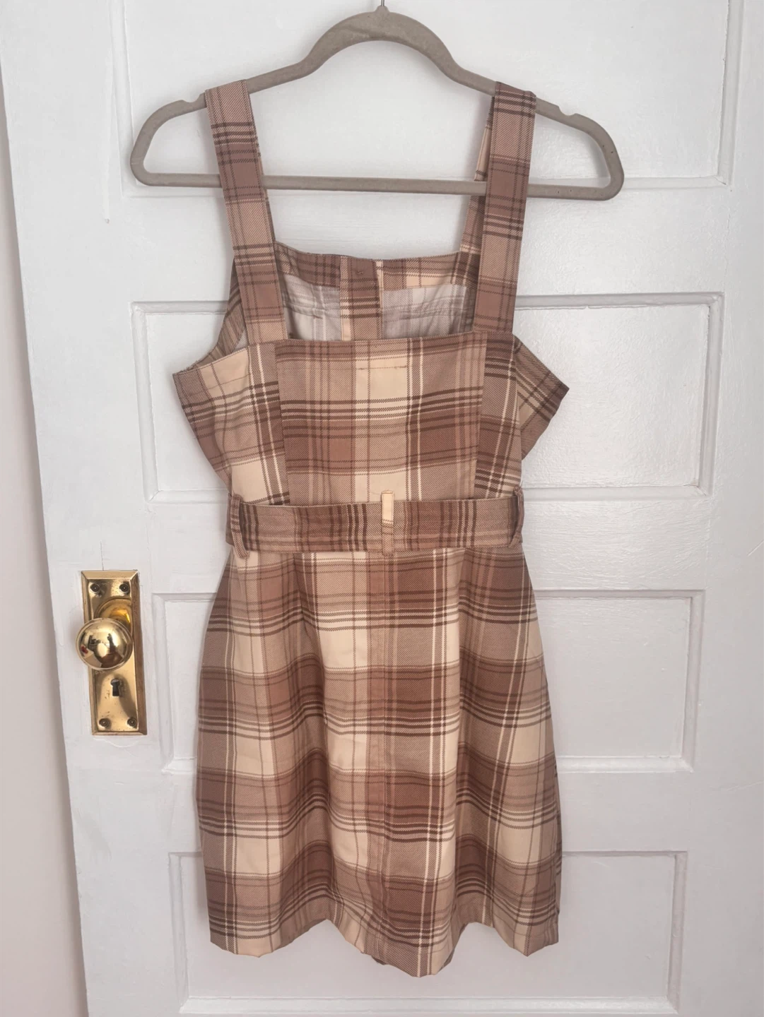Ardene Plaid Pinafore Dress - photo 4
