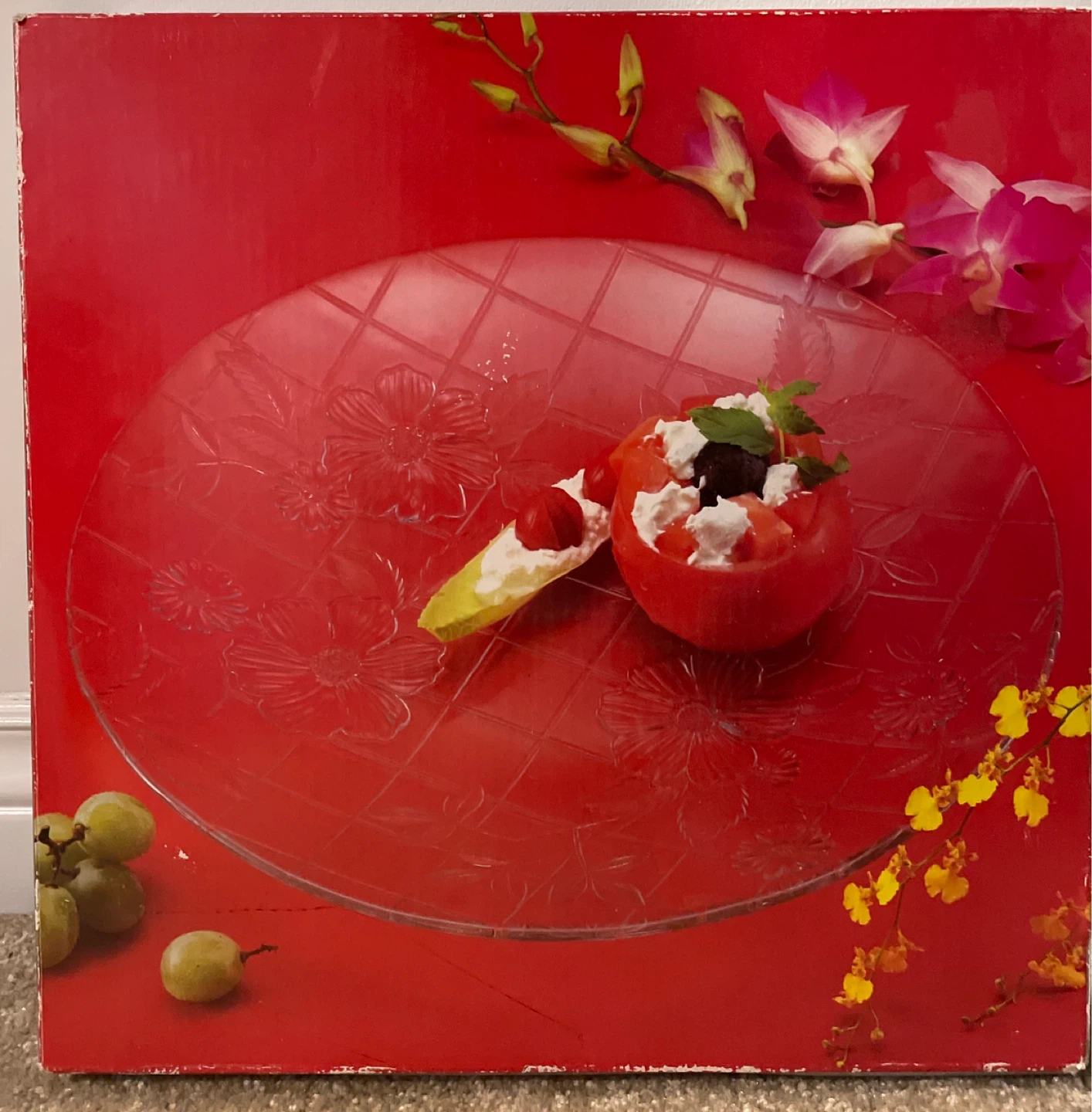 Made in Japan - Clear Glass Serving Platter - photo 2