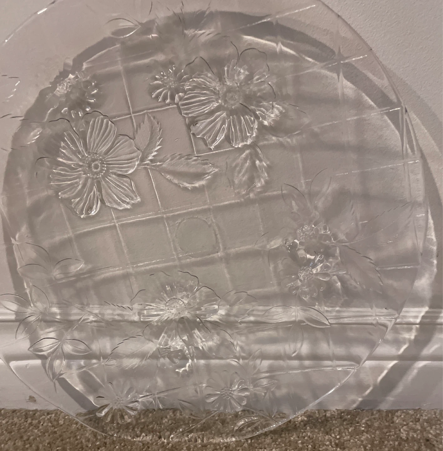 Made in Japan - Clear Glass Serving Platter