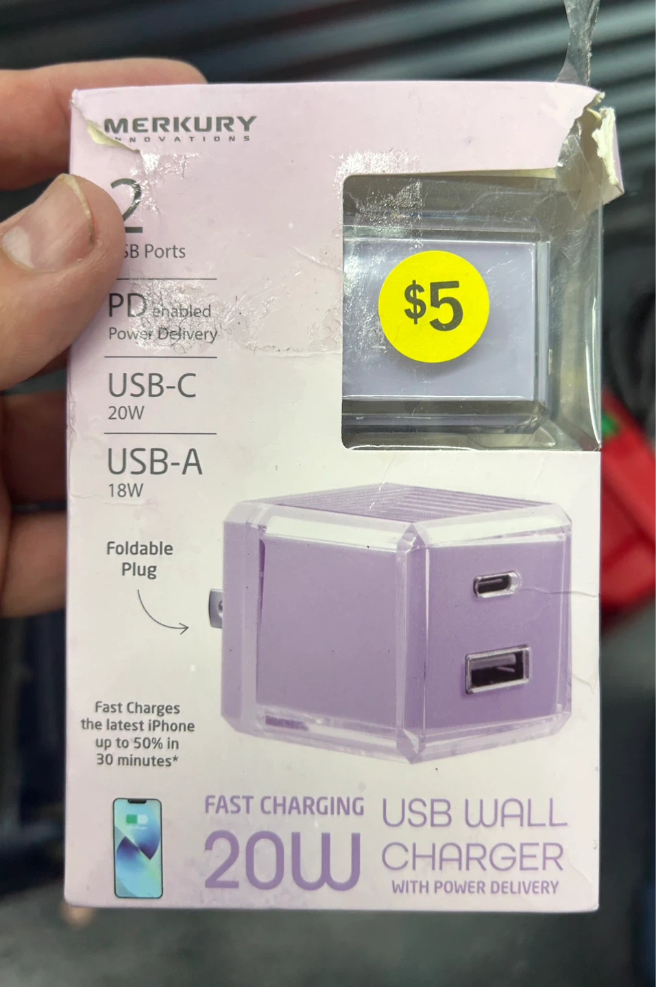 Merkury Innovations 20W USB Wall Charger with Power Delivery