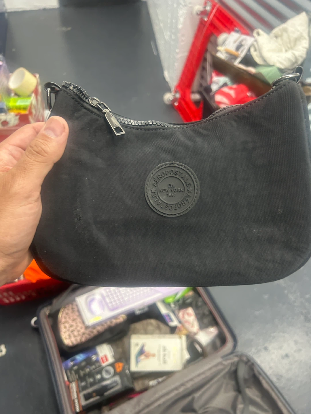 Aeropostale Black Shoulder Bag