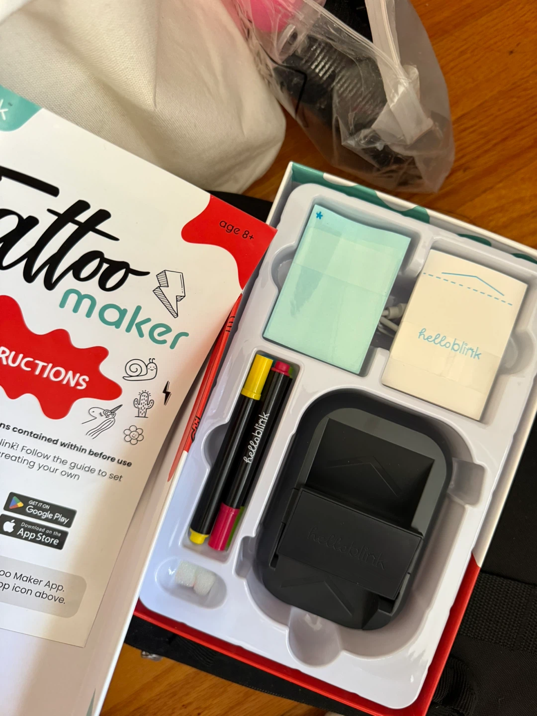 HelloBlink Tattoo Maker Set for Kids