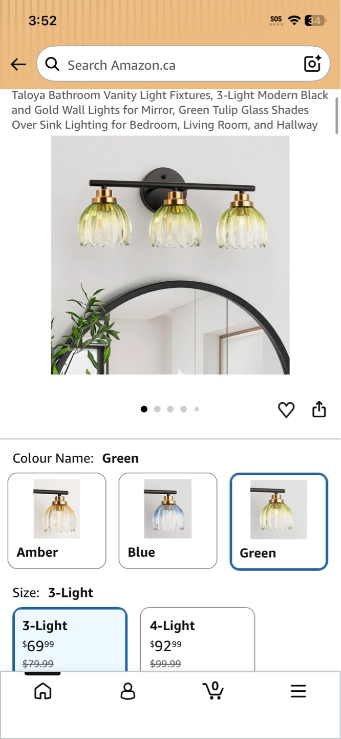 Taloya 3-Light Modern Wall Light Fixture