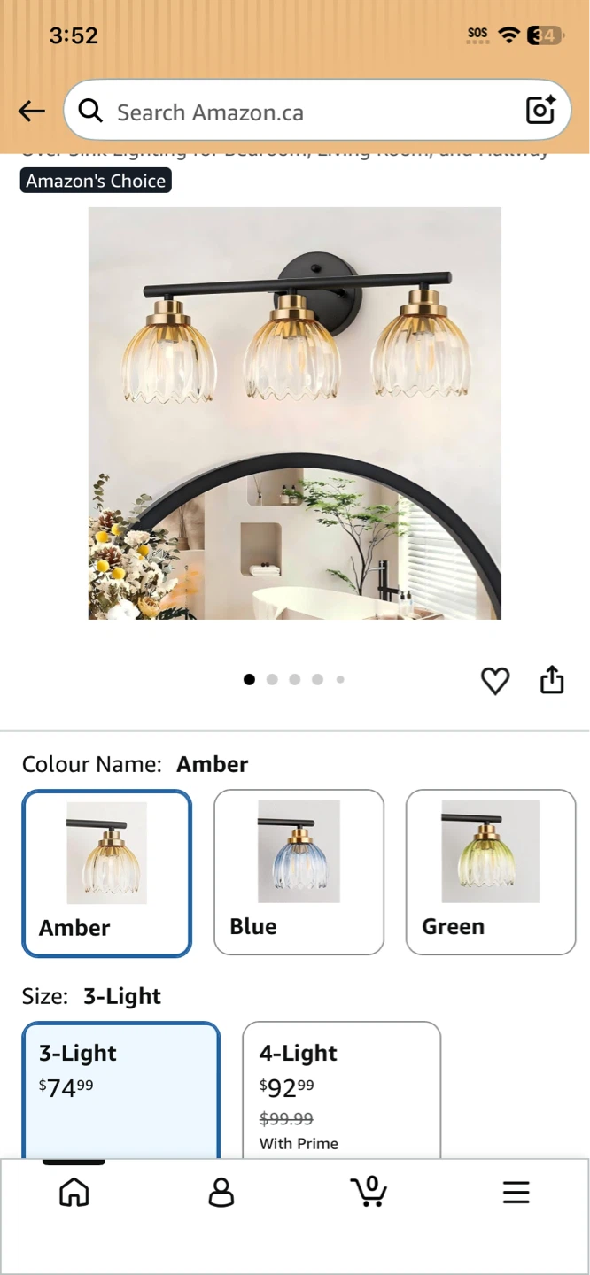 Taloya 3-Light Modern Wall Light Fixture - photo 2