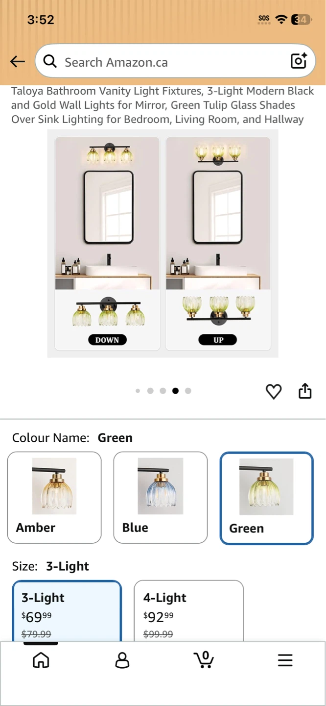 Taloya 3-Light Modern Wall Light Fixture - photo 5