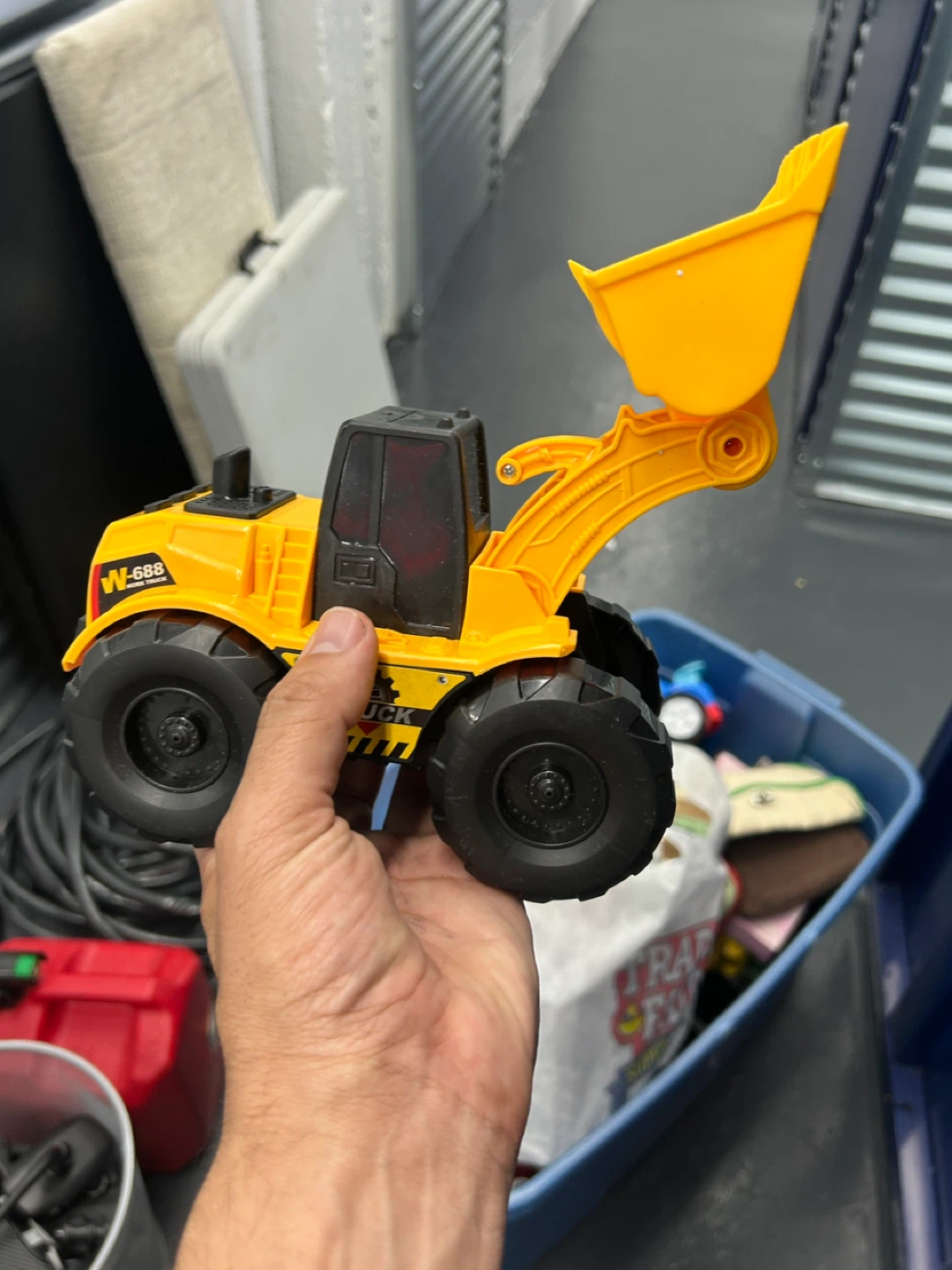 Yellow and blue toy vehicles for kids - photo 2