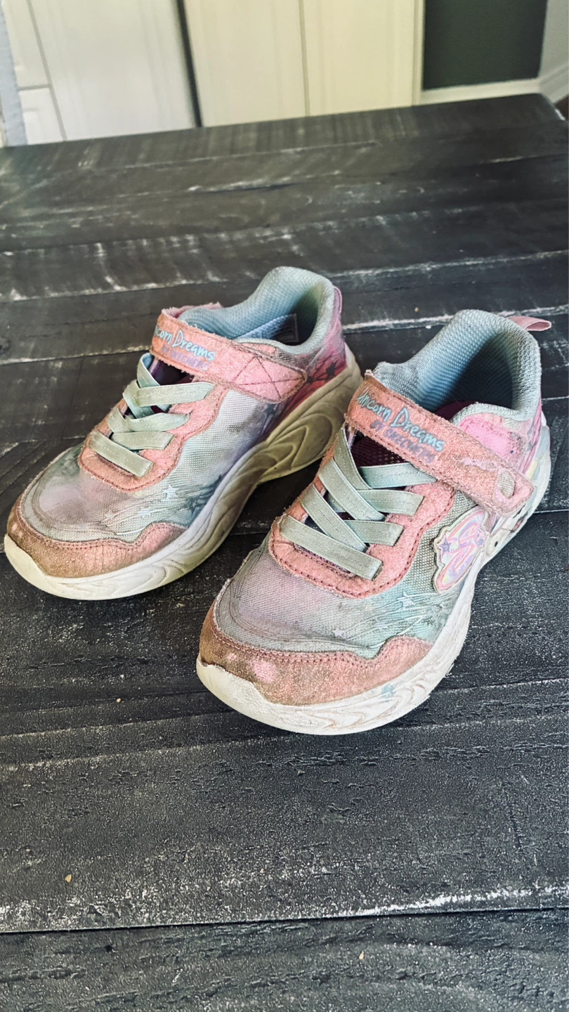 Skechers girl’s size 12 running shoes