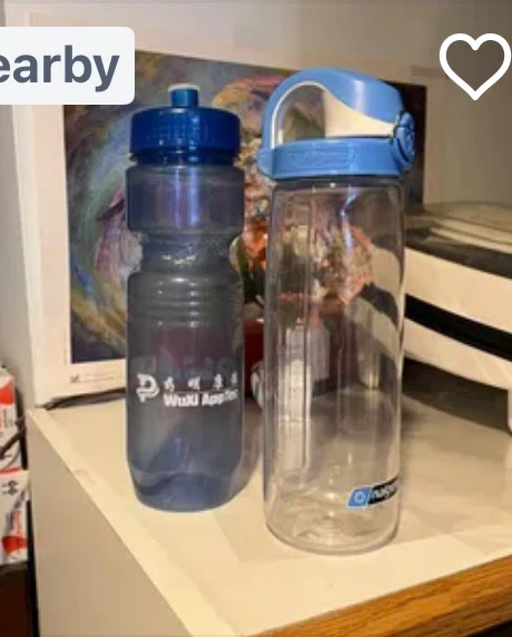 Two plastic water bottles - photo 2