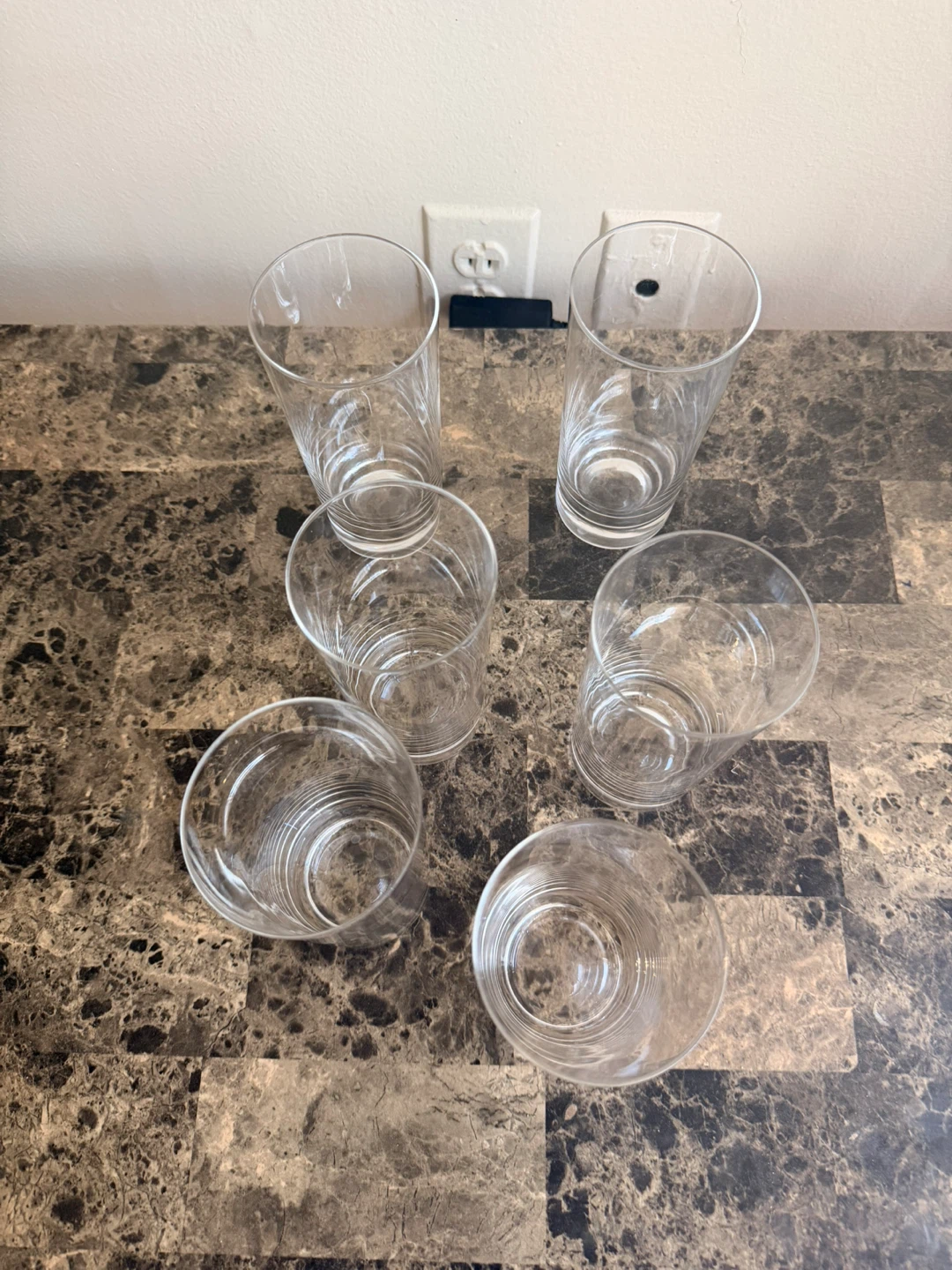Faircraft Tall Drinking Glasses Set of 6 - photo 2