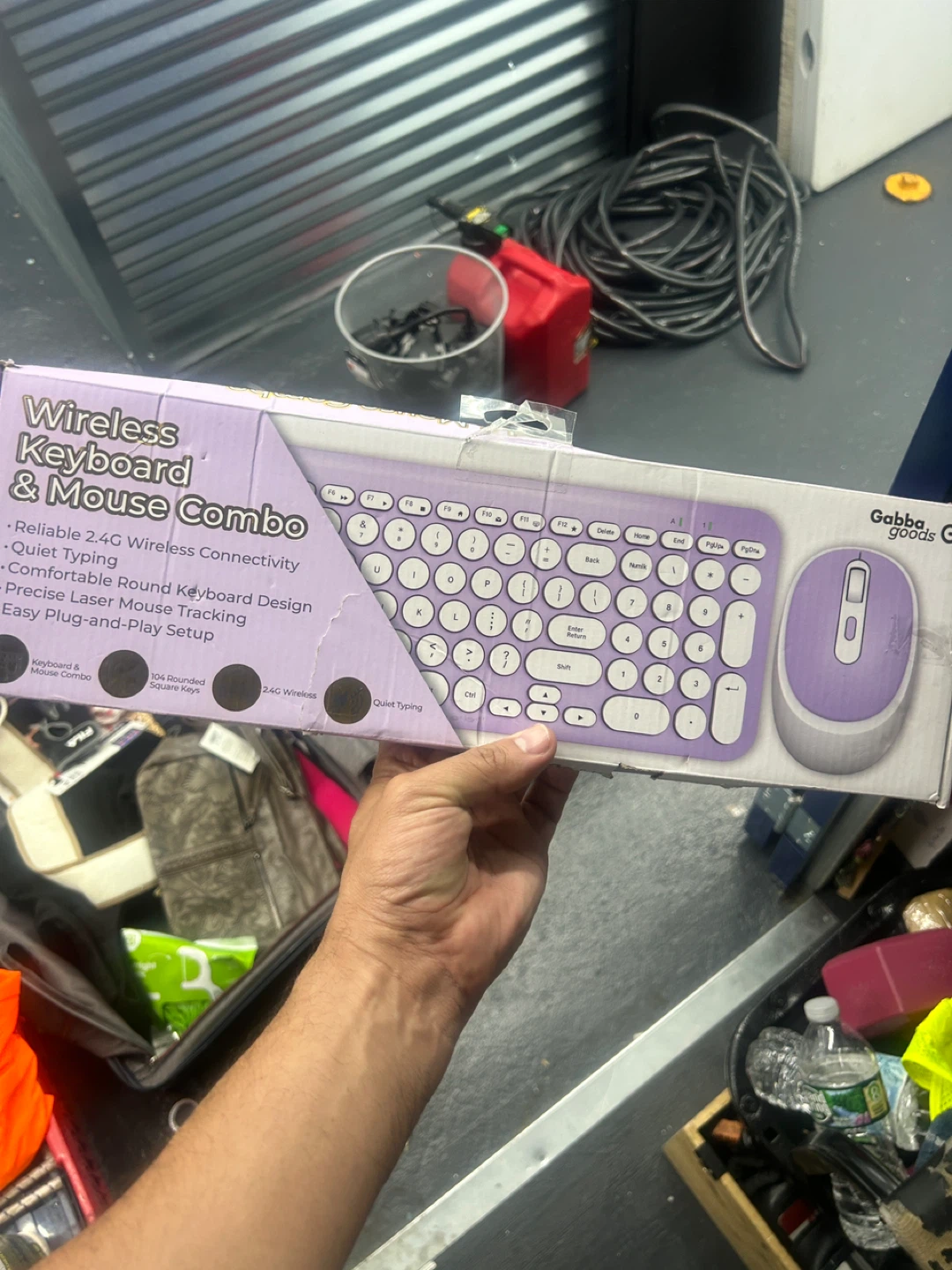 Gabba Goods Wireless Keyboard & Mouse Combo