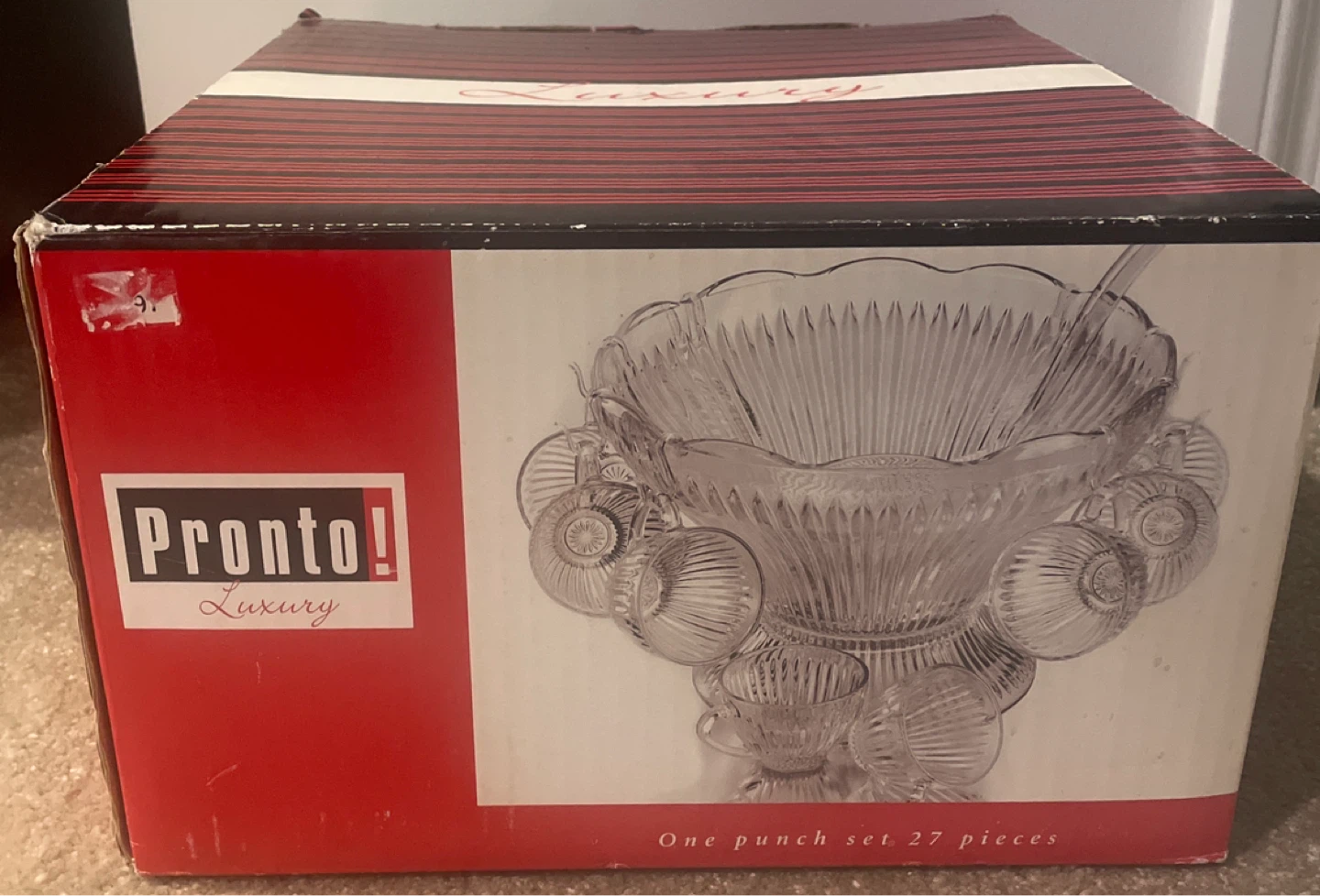 Pronto Luxury 27-Piece Punch Bowl Set