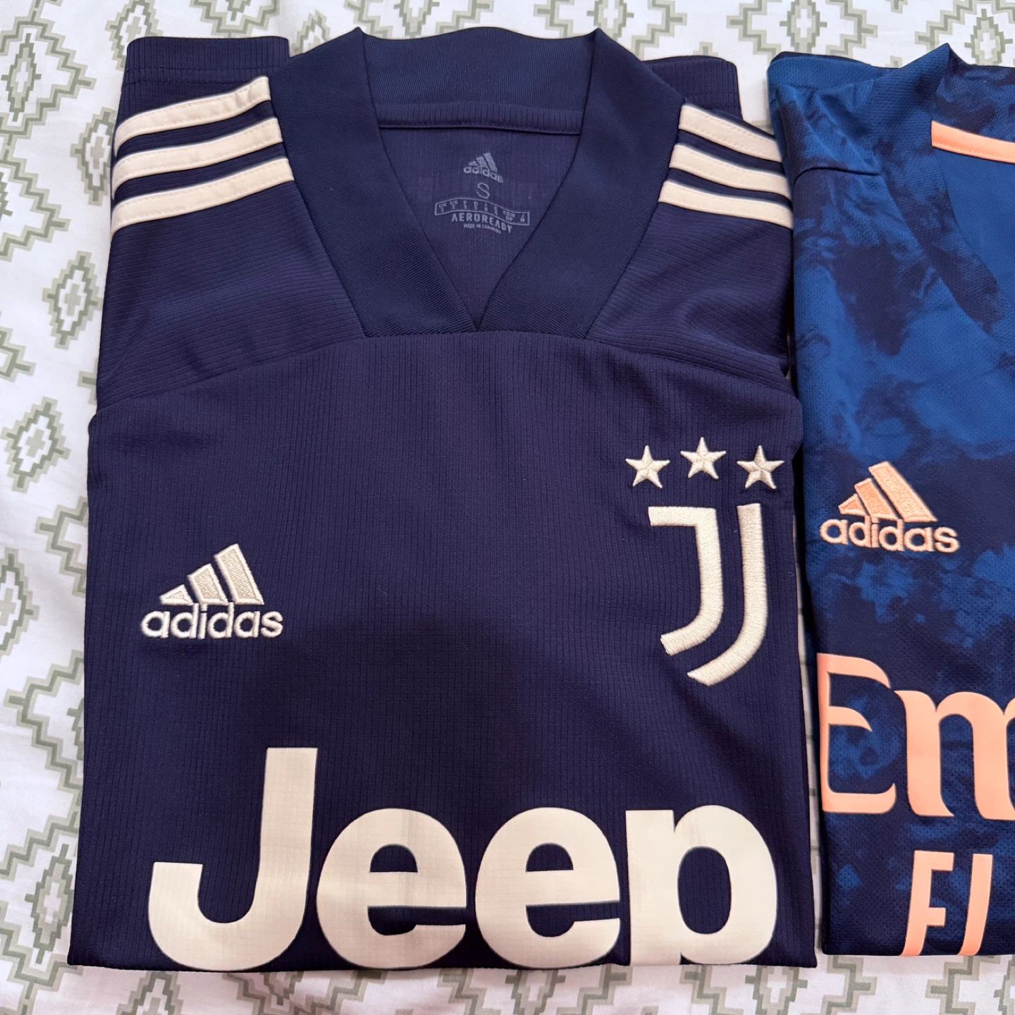Preloved Bundle of 3: Adidas Soccer Jerseys (Size Small)