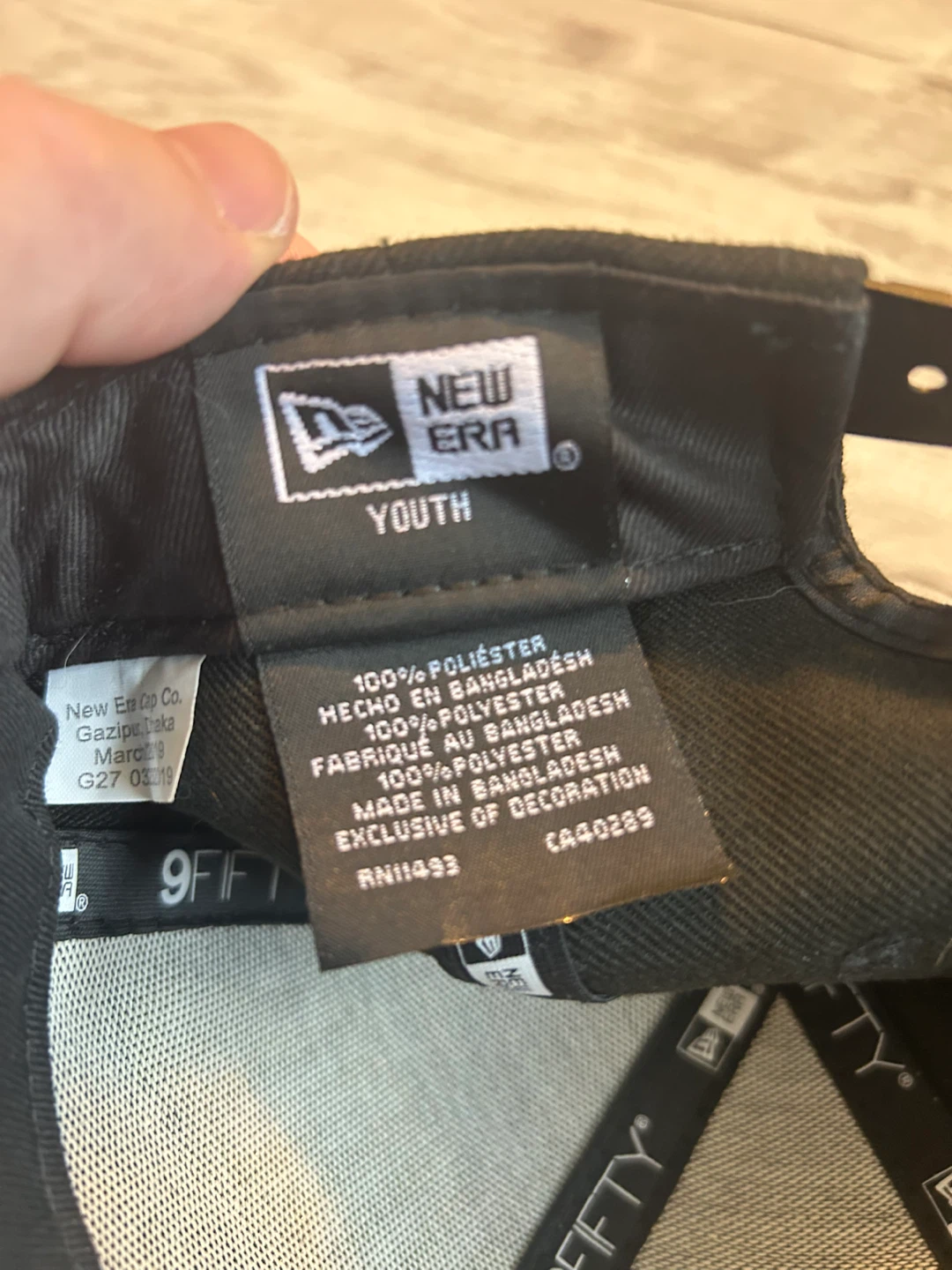 New Era Youth Toronto Raptors "Champions 2019" Baseball Cap - photo 3
