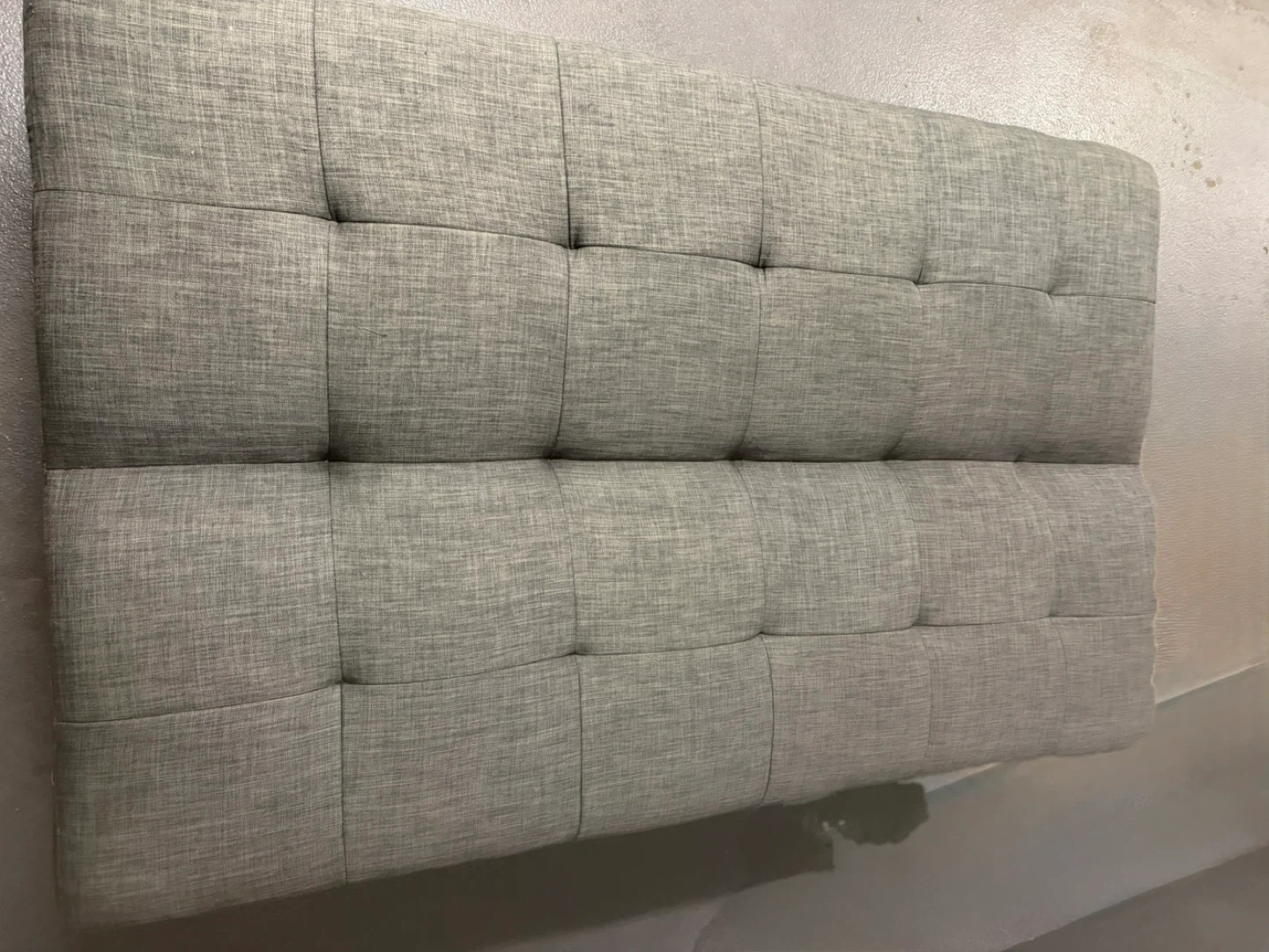Grey Tufted Sofa Bed - photo 4
