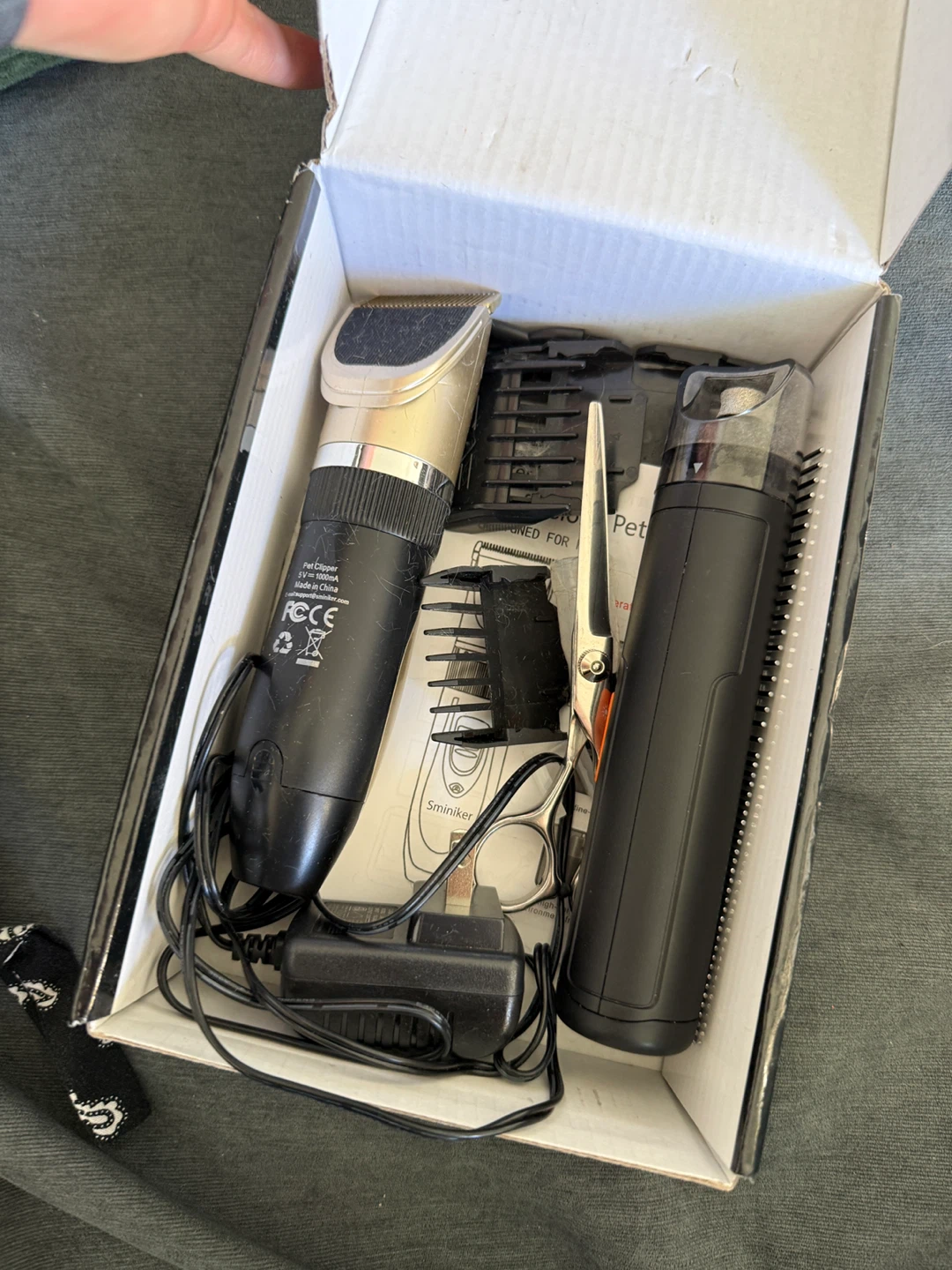 Sminiker Pet Hair Clipper Pro Kit + nail grinder
