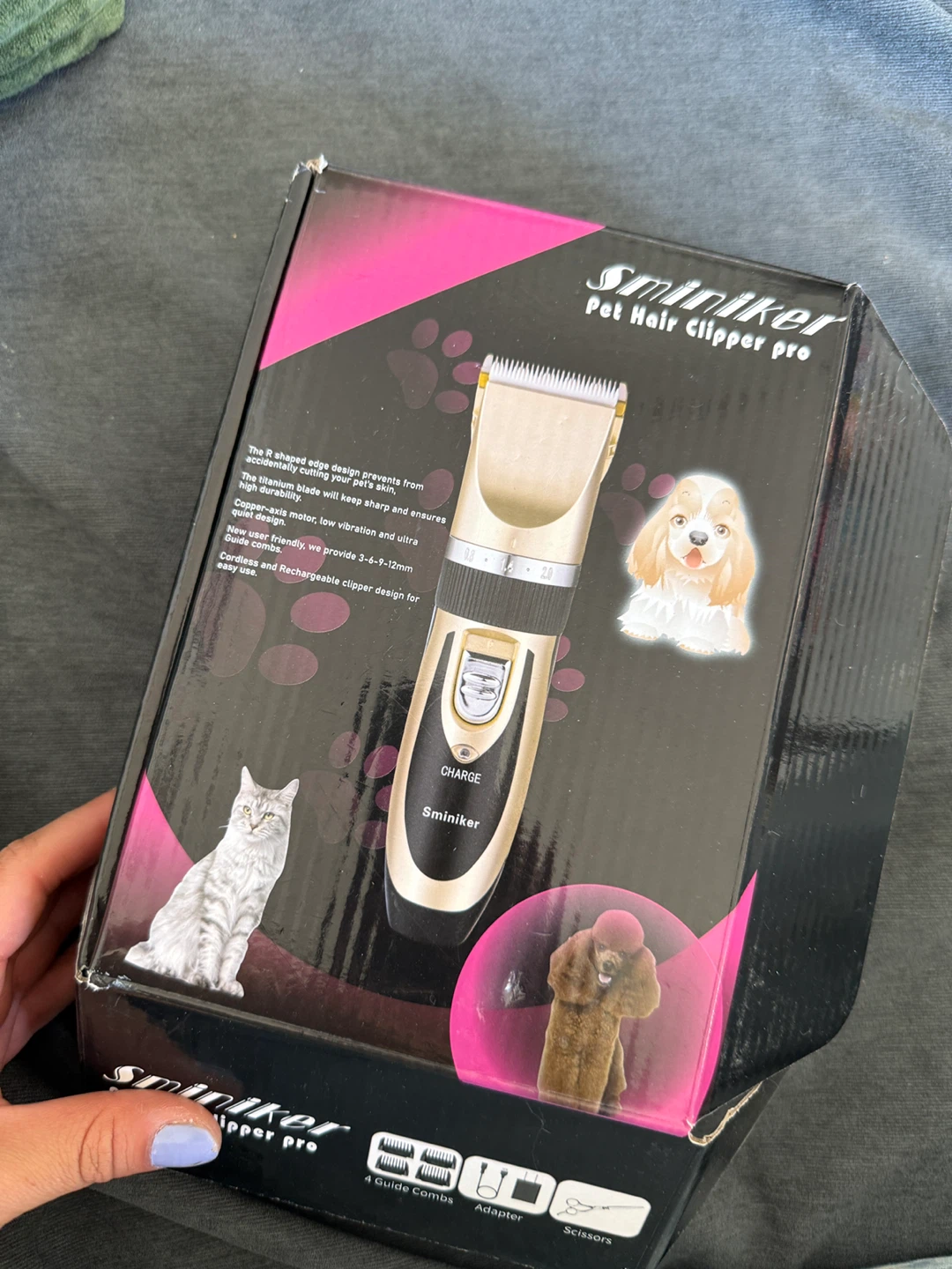 Sminiker Pet Hair Clipper Pro Kit + nail grinder - photo 2