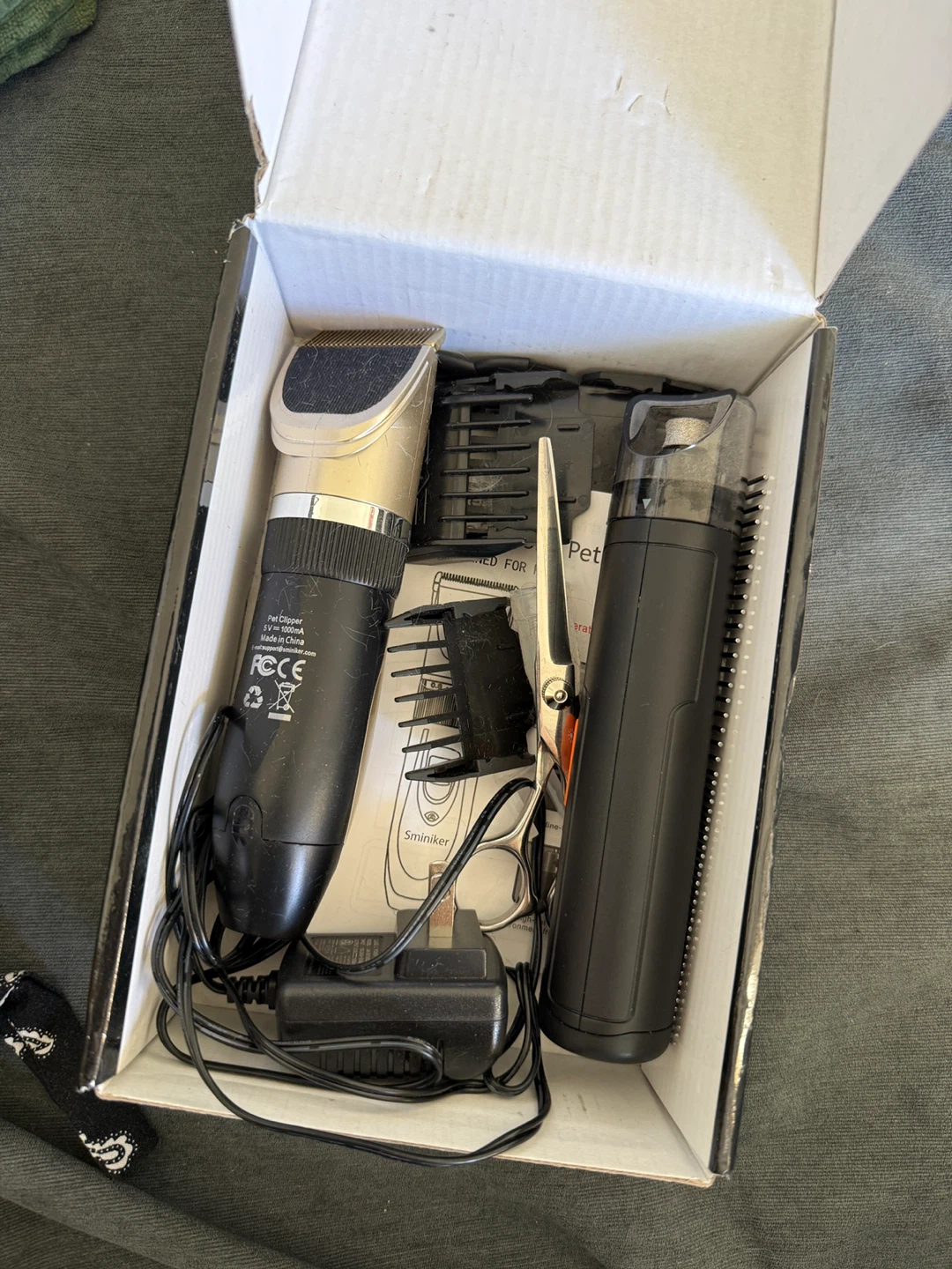 Sminiker Pet Hair Clipper Pro Kit + nail grinder - photo 3
