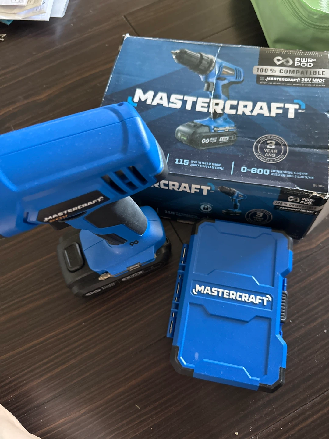 Mastercraft 20V MAX Cordless Drill with Battery - photo 3