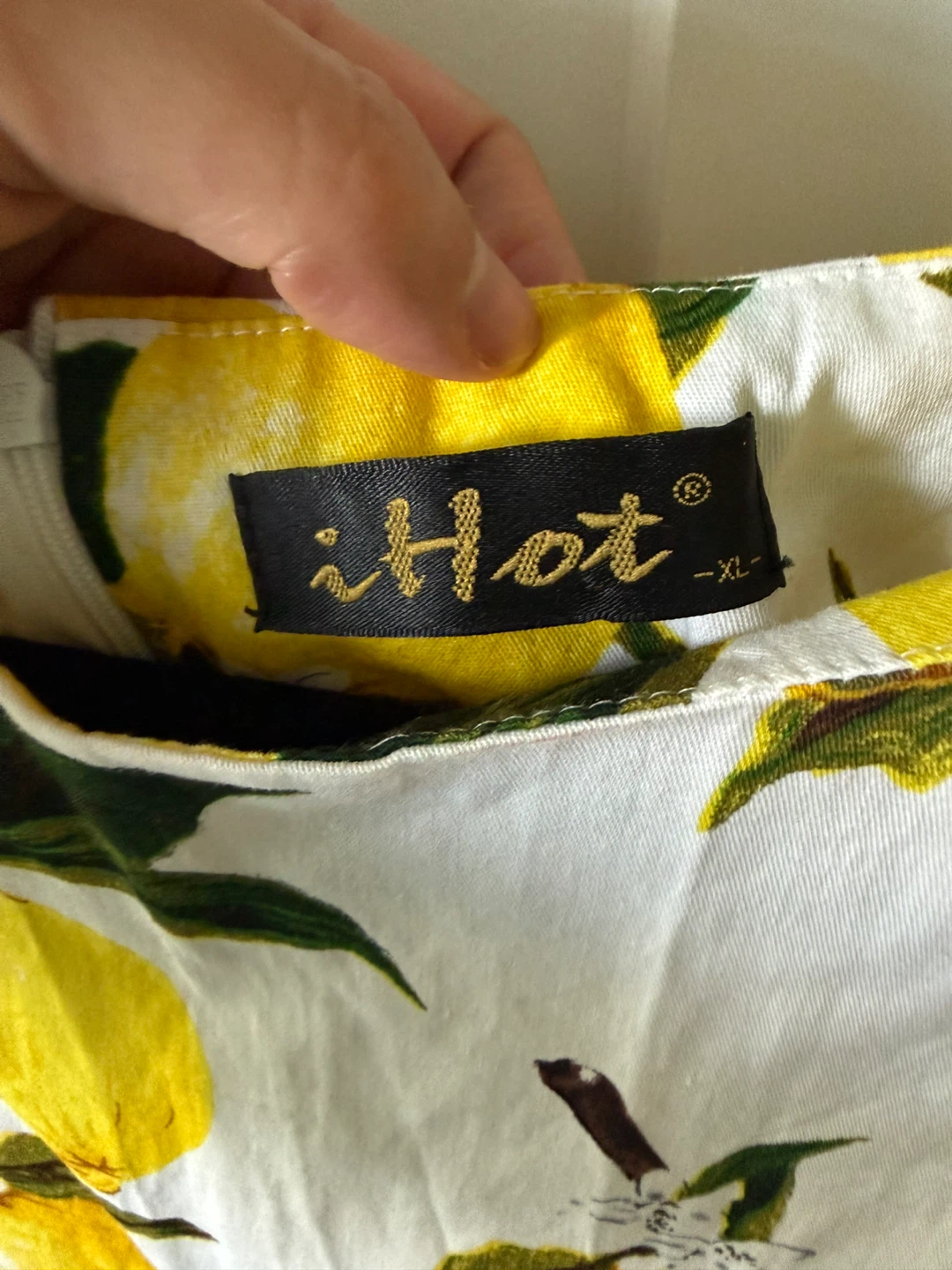 iHot Lemon Print Sleeveless Dress L - photo 4