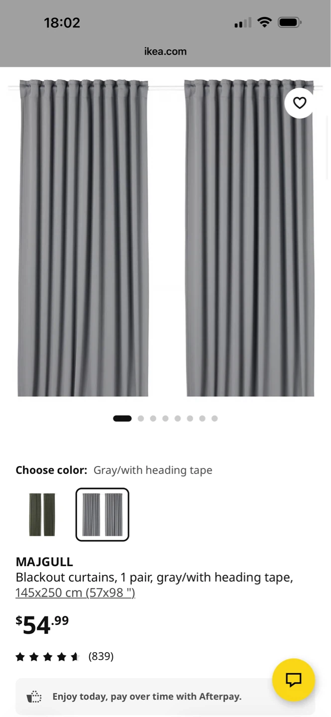 IKEA MAJGULL Curtains – 4 Panels Total - photo 2