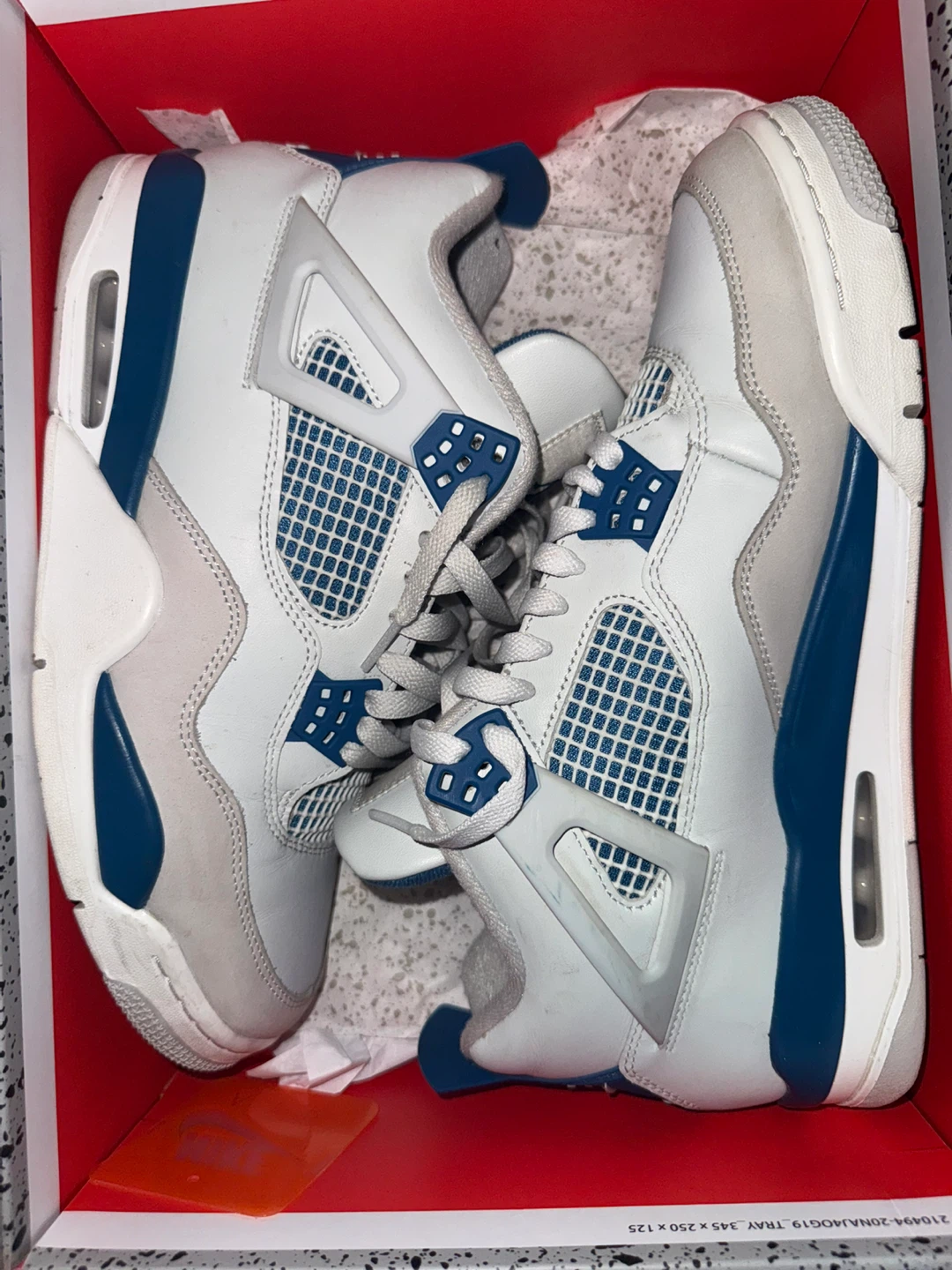 Jordan 4 Military Blue Size 10.5 Og All - photo 2