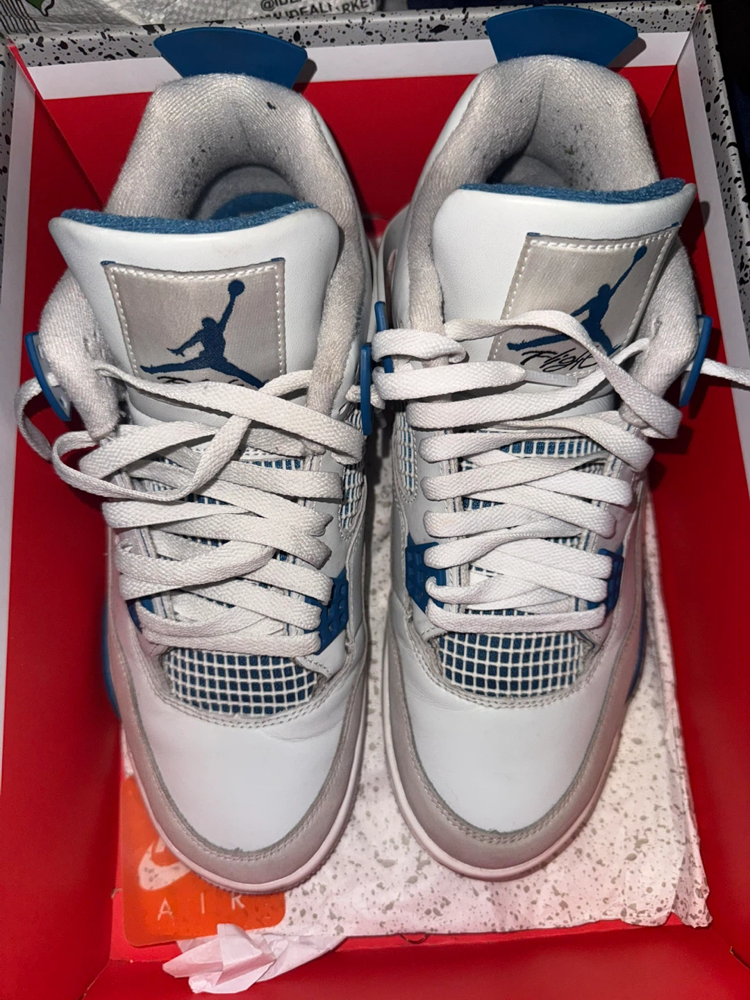 Jordan 4 Military Blue Size 10.5 Og All - photo 3