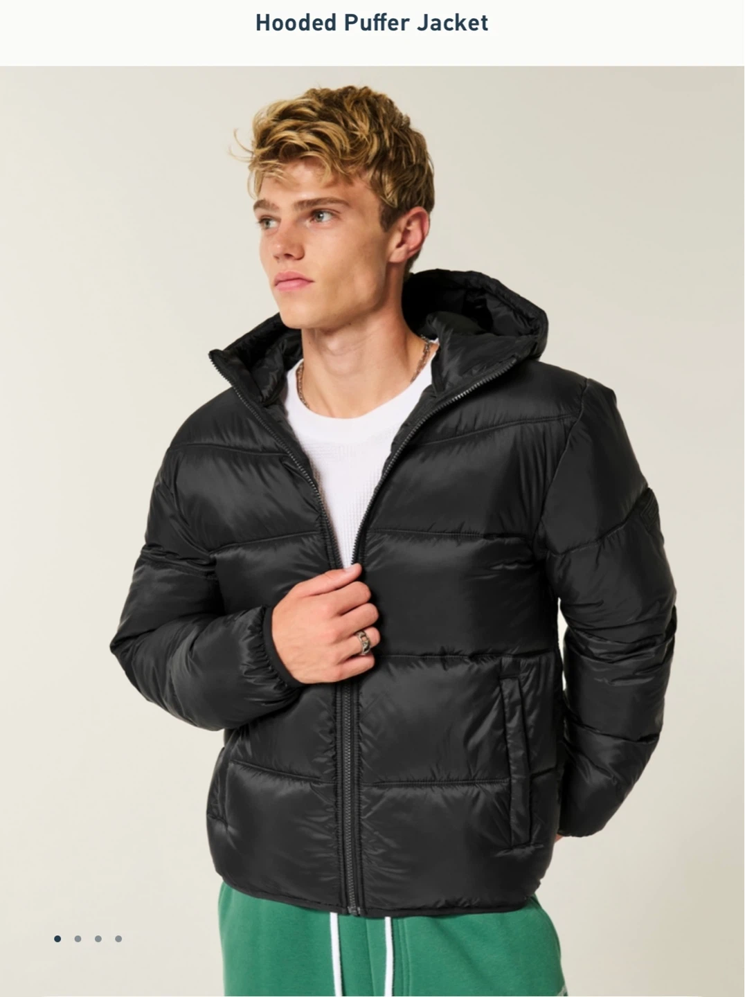 Hollister Hooded Puffer Jacket